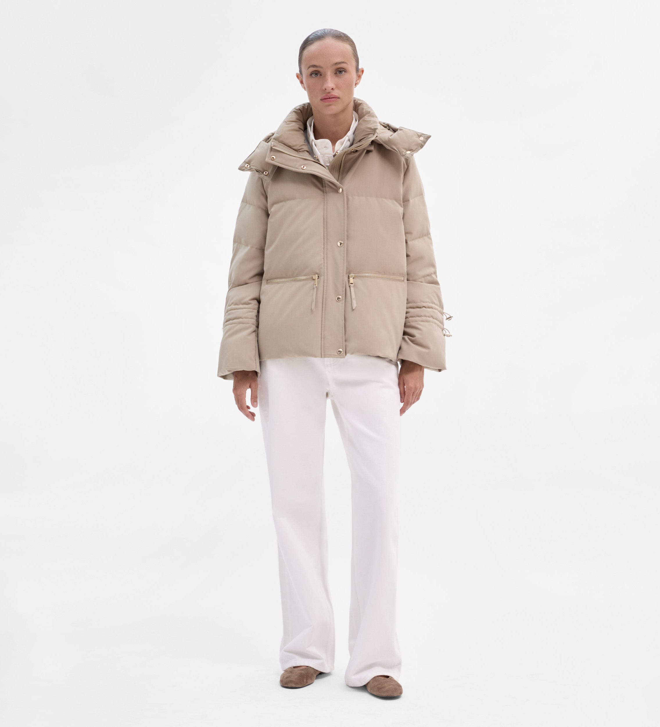 Doudoune courte matelassée