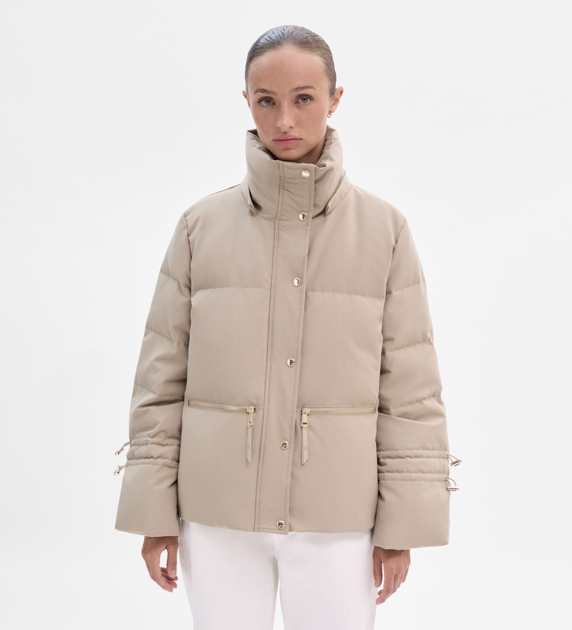 Doudoune courte matelassée