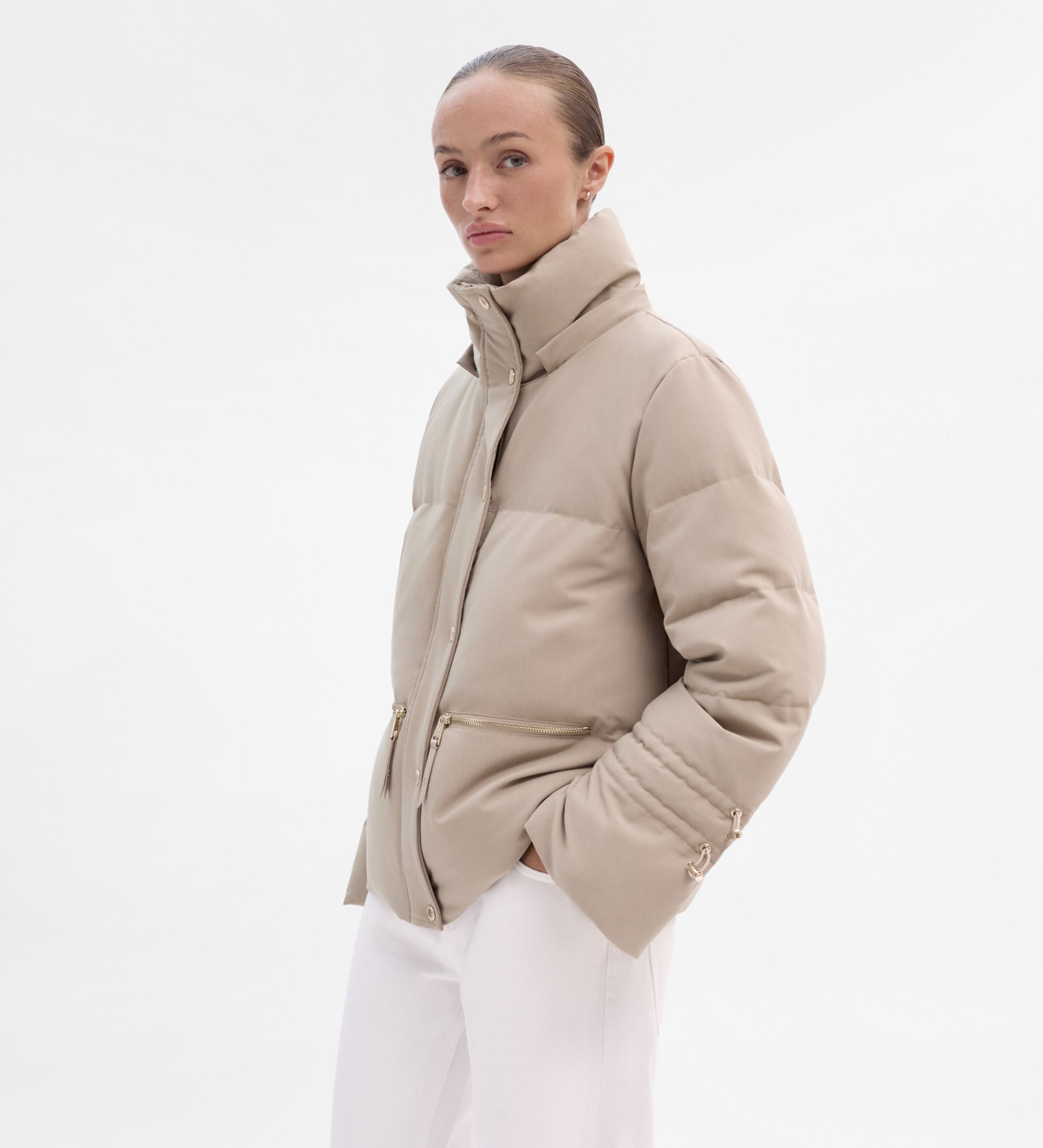 Doudoune courte matelassée