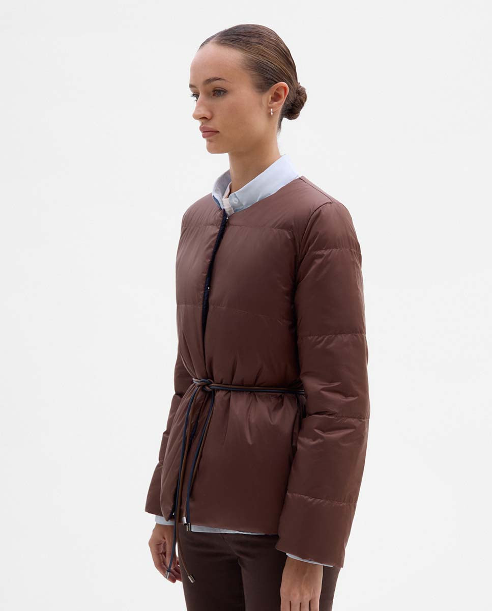 Doudoune réversible avec ceinture