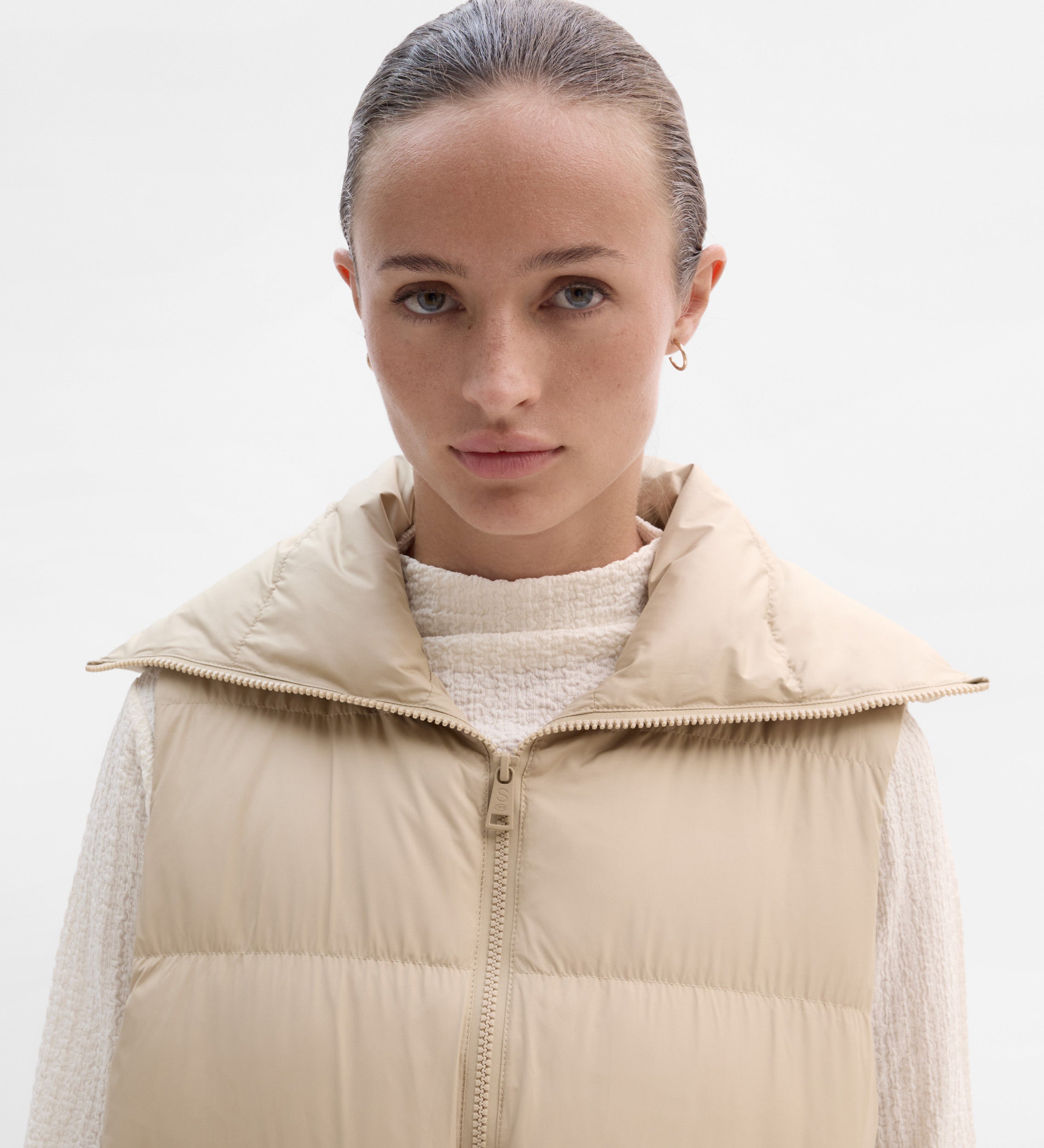 Gilet long rembourré