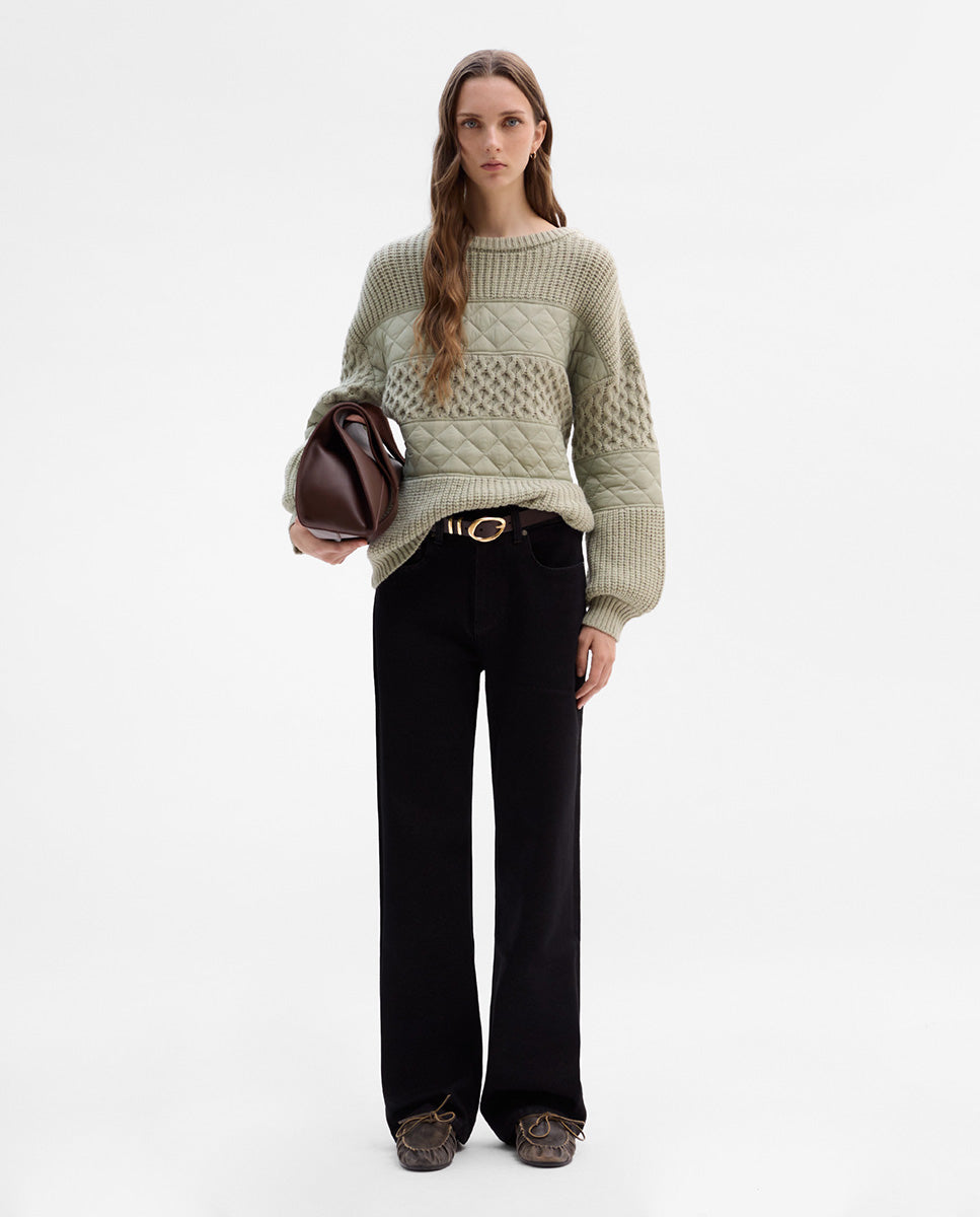 Combined sweater