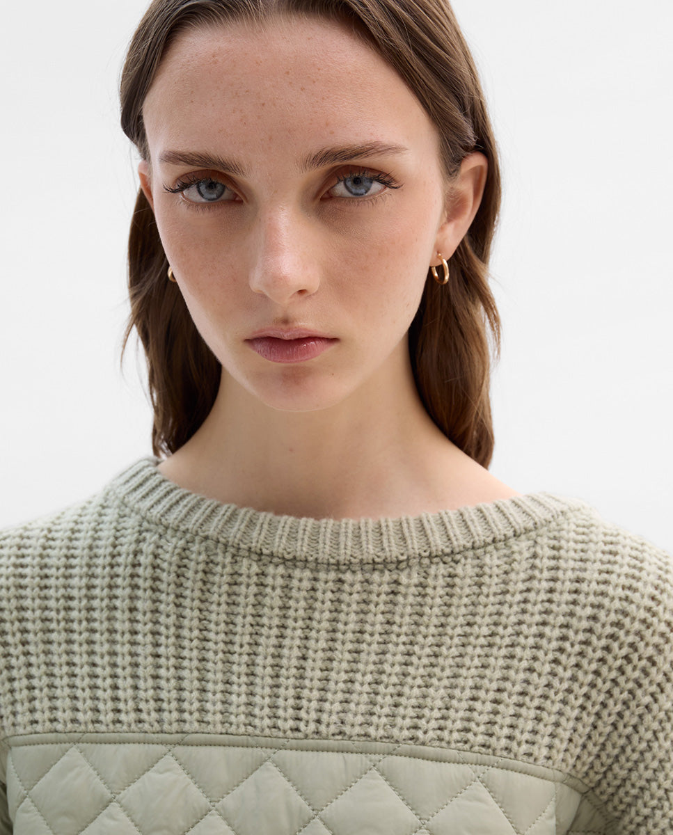 Combined sweater