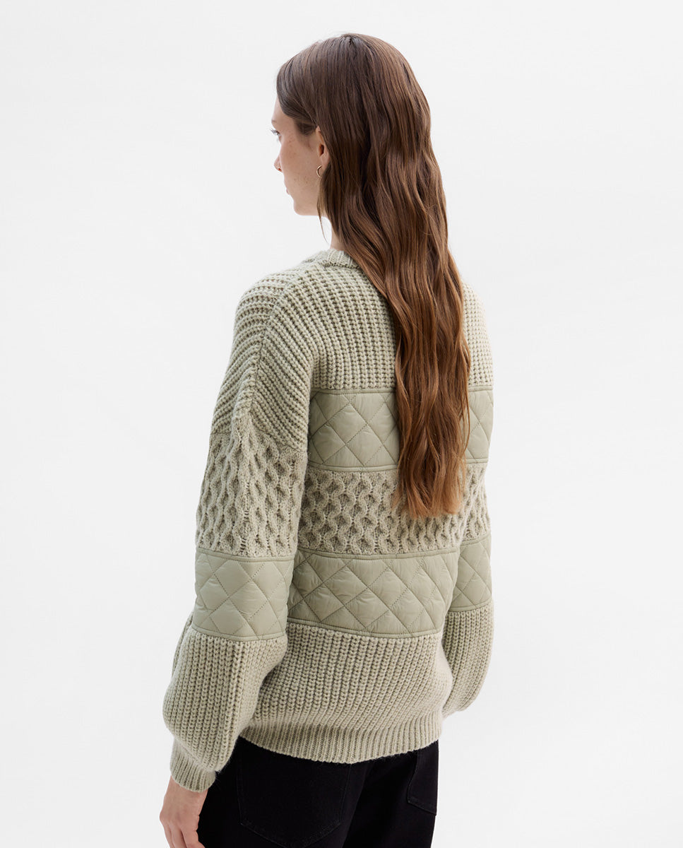 Combined sweater