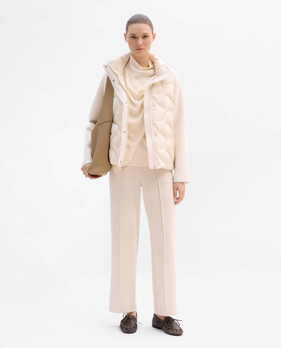 Doudoune courte combinée