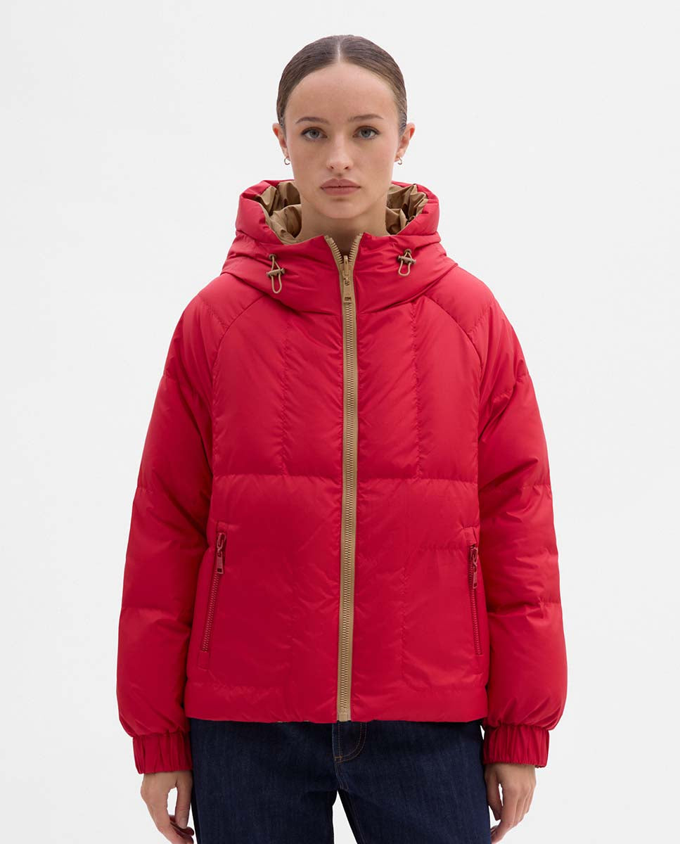 Reversible down jacket