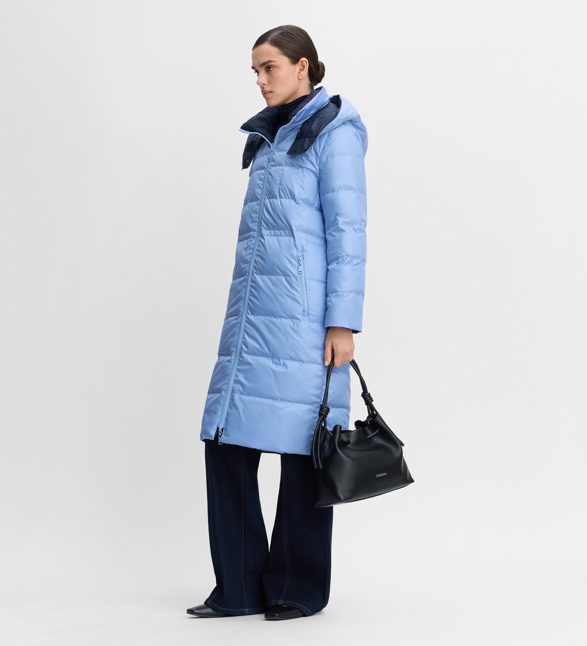 Plumífero largo reversible