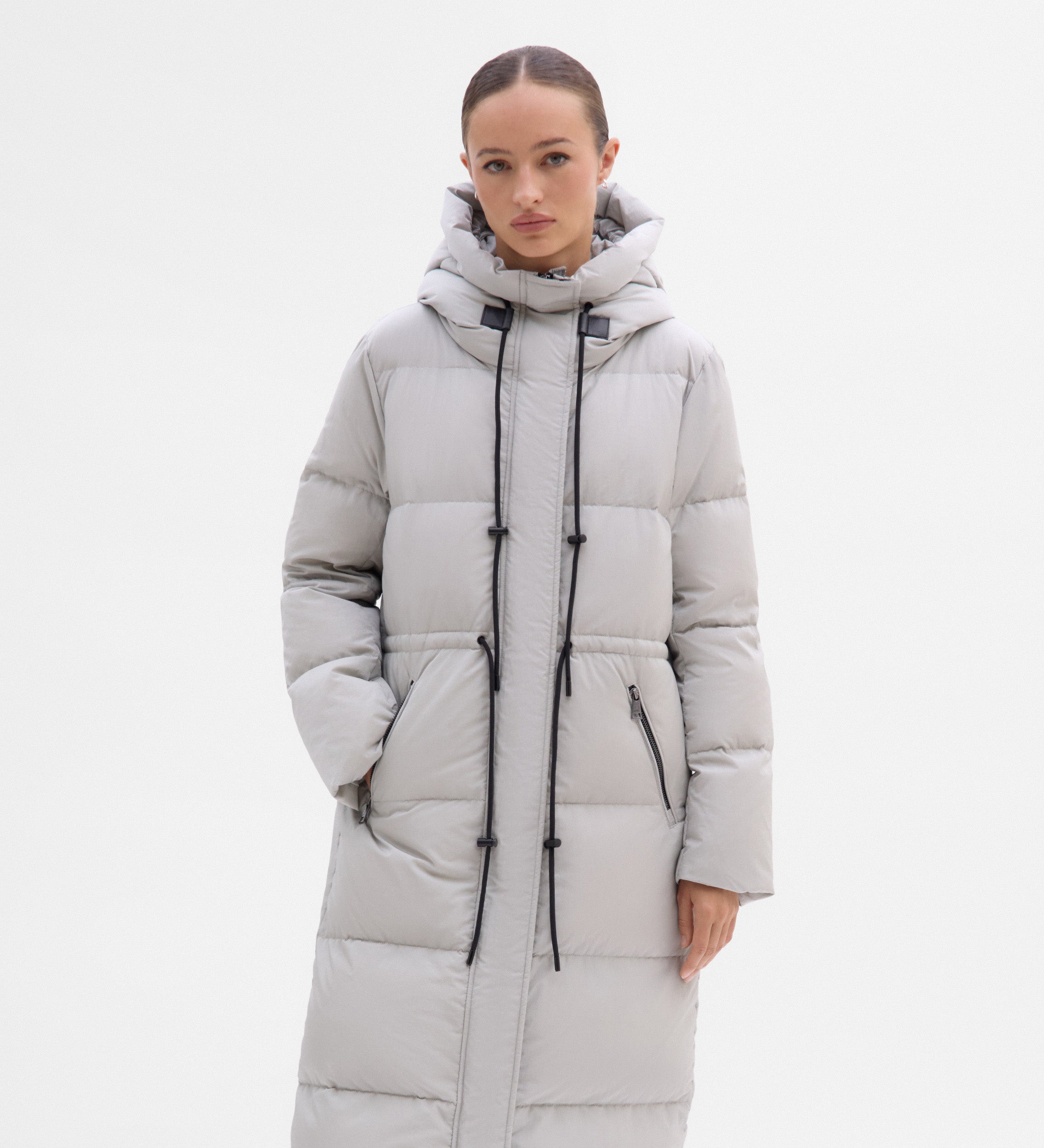 Doudoune longue matelassée