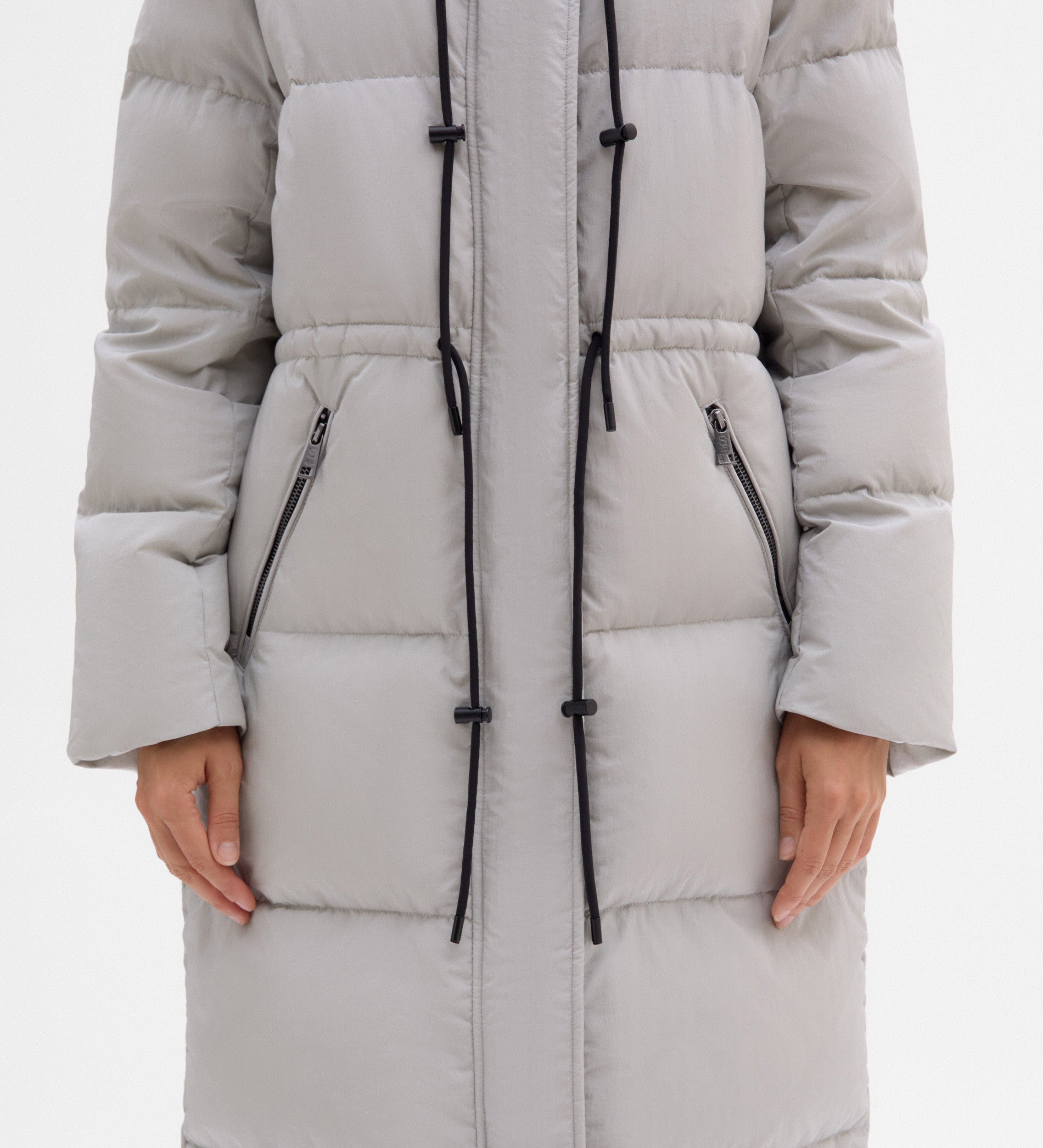 Doudoune longue matelassée