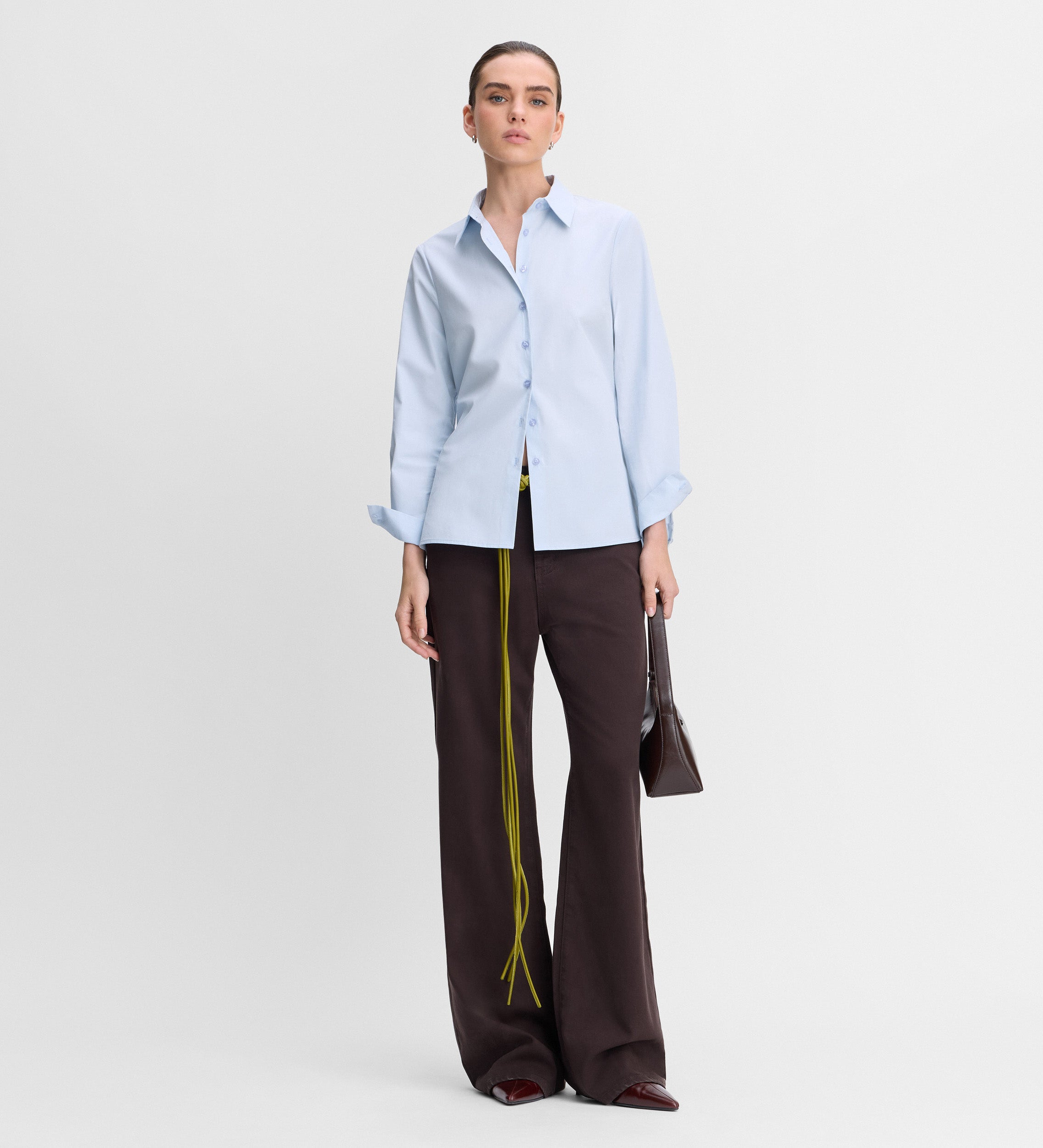 Chemise droite coton