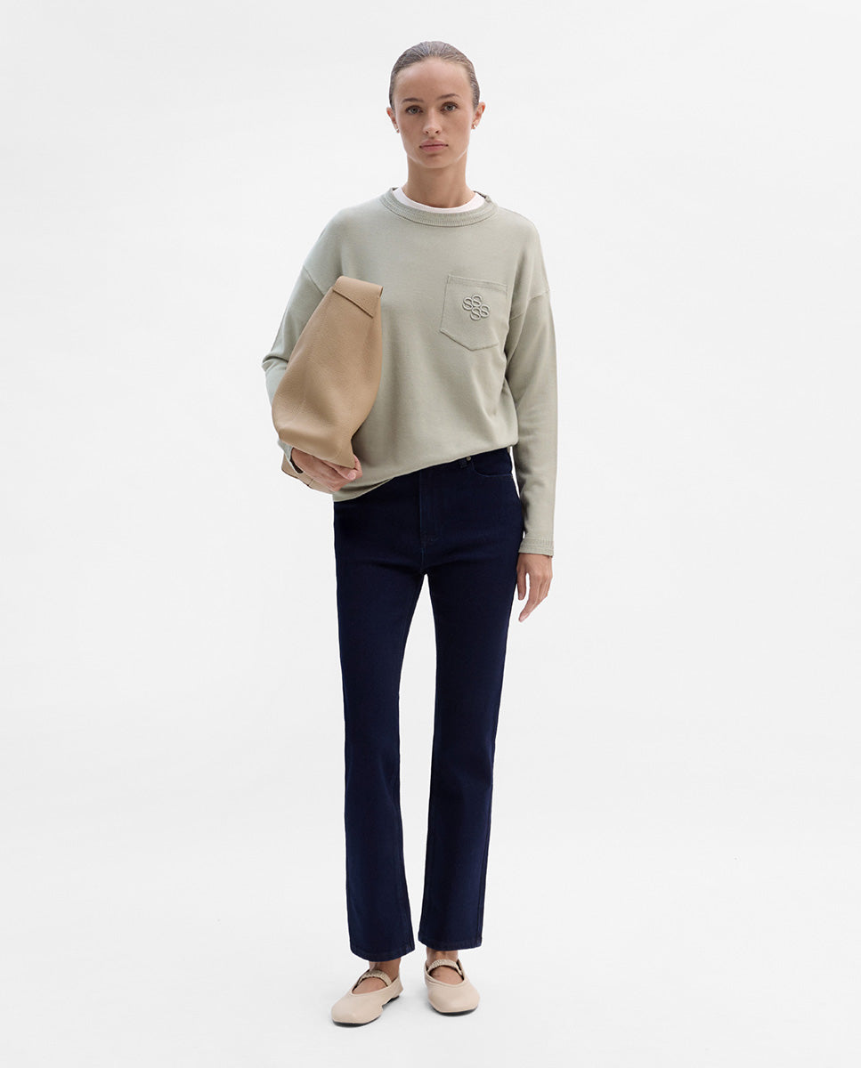 Pocket knit sweater