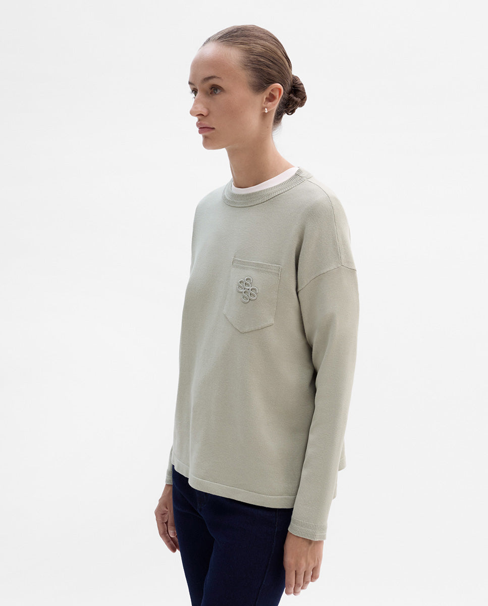Pocket knit sweater