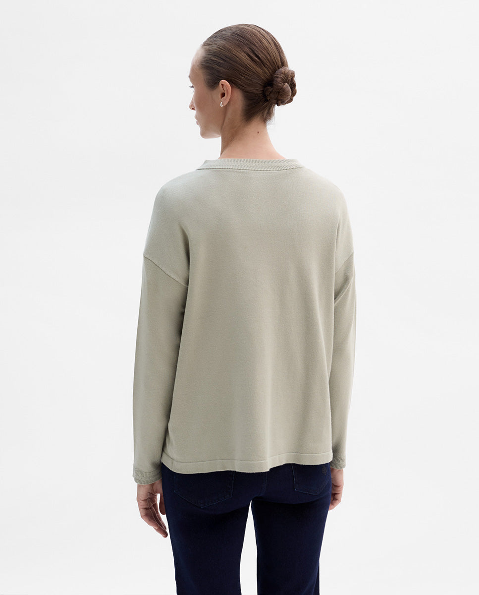 Pocket knit sweater