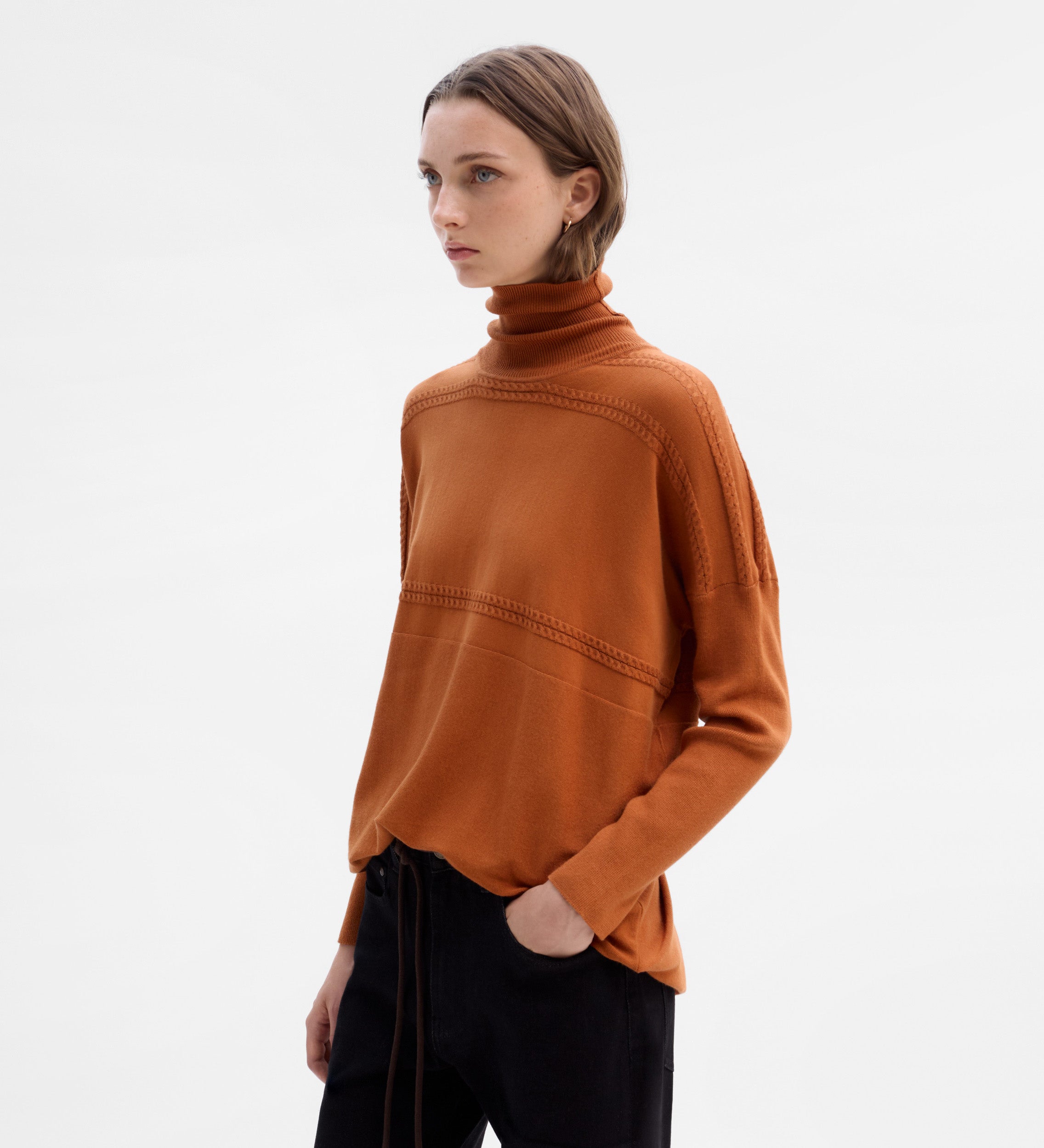 Pull en maille surdimensionné