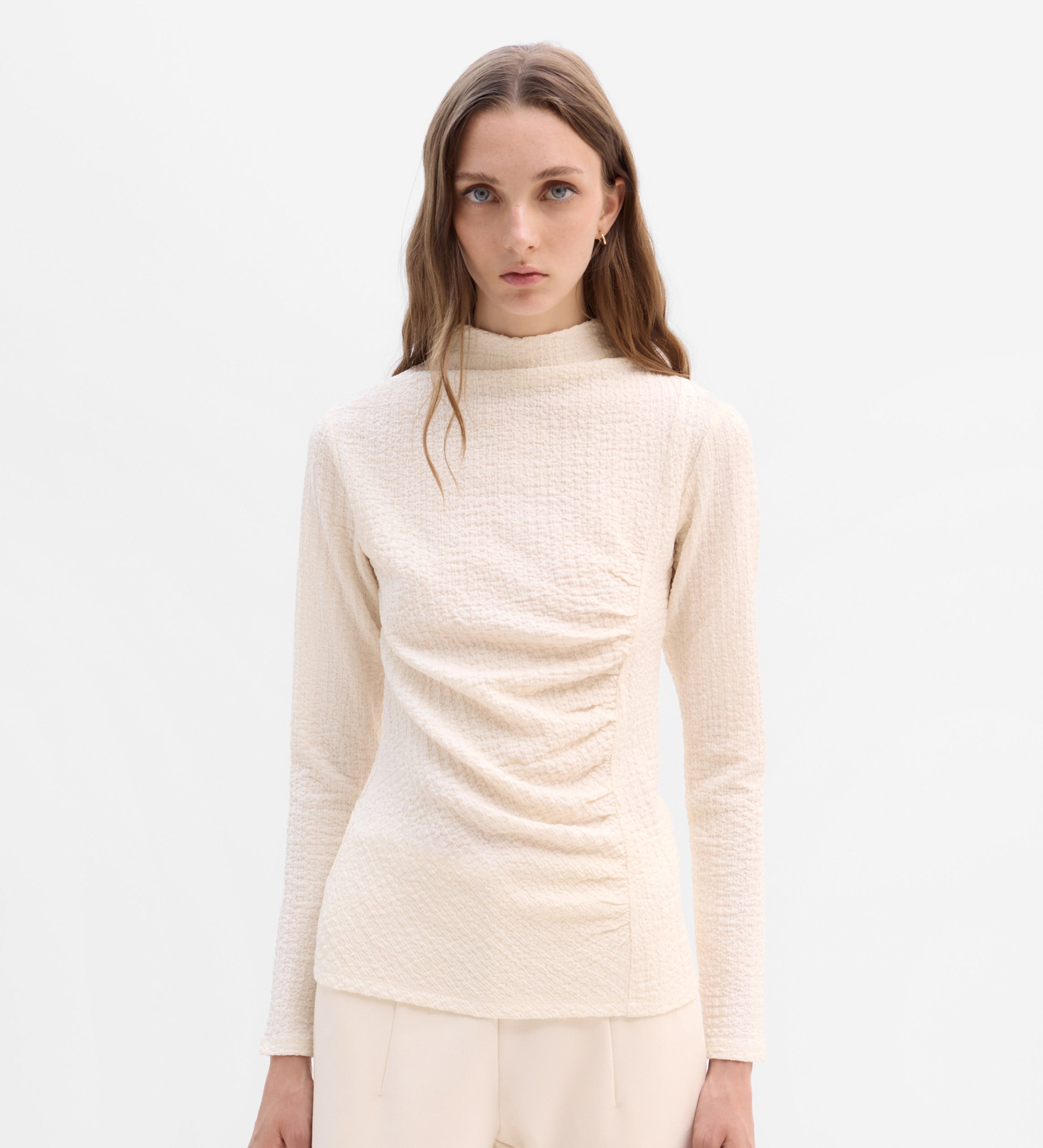 Top textura drapeado