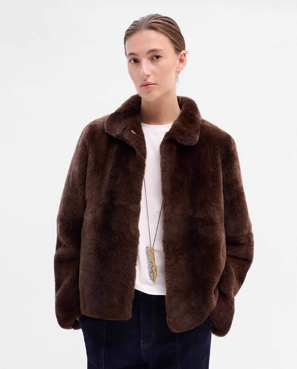 Short fur jacket