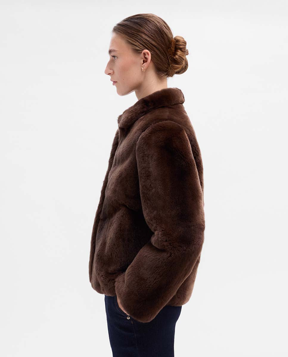 Short fur jacket