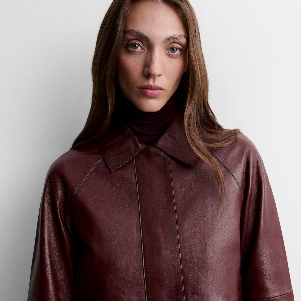 Veste courte en napa