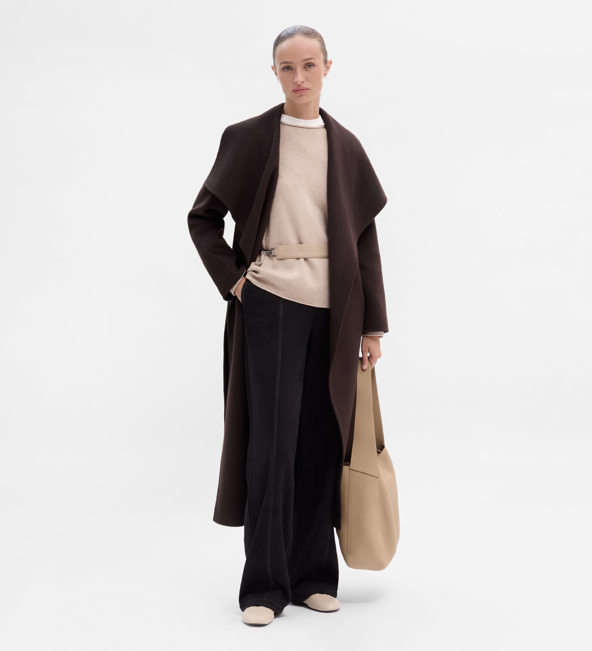 Long double-sided coat