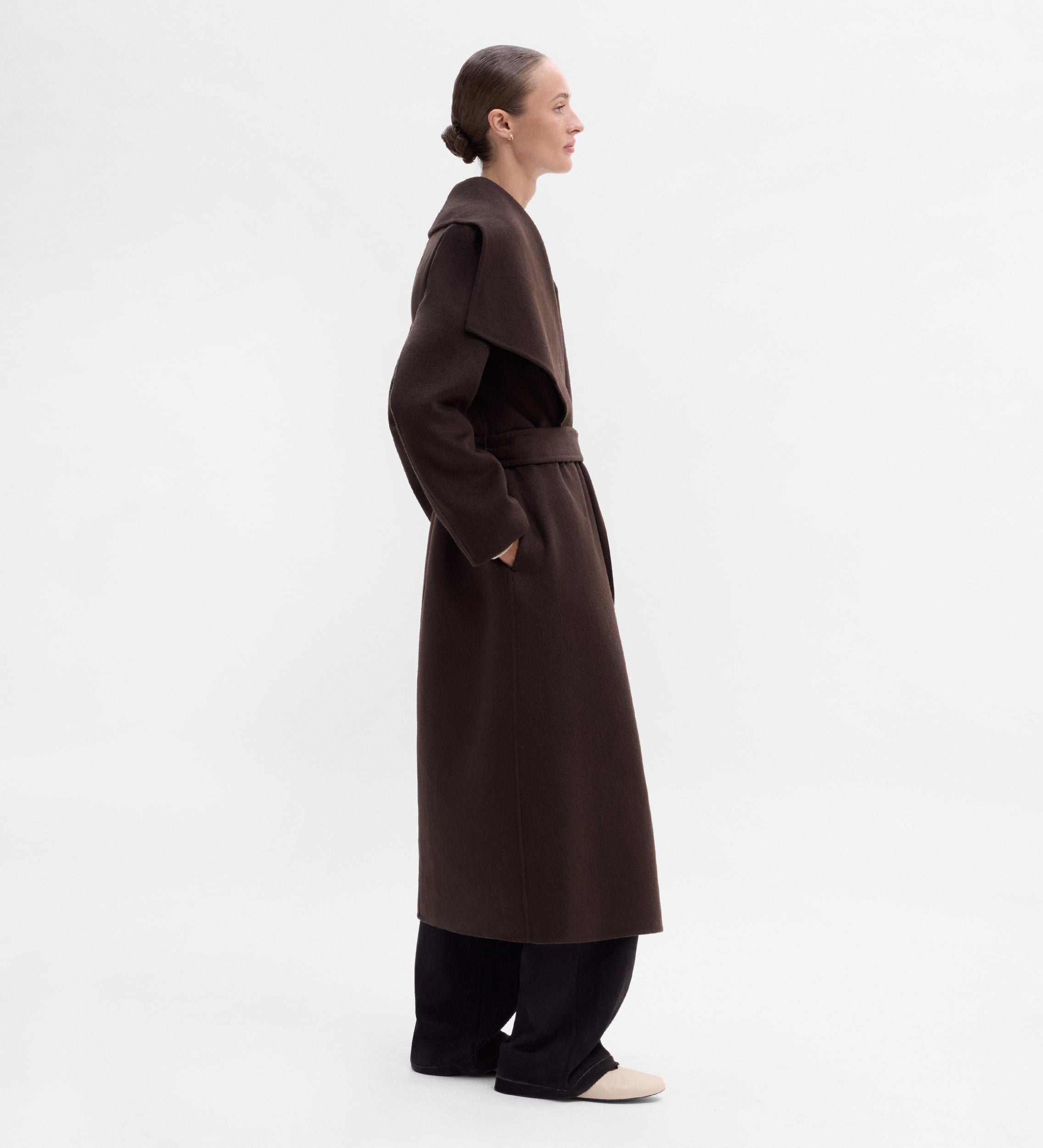 Long double-sided coat