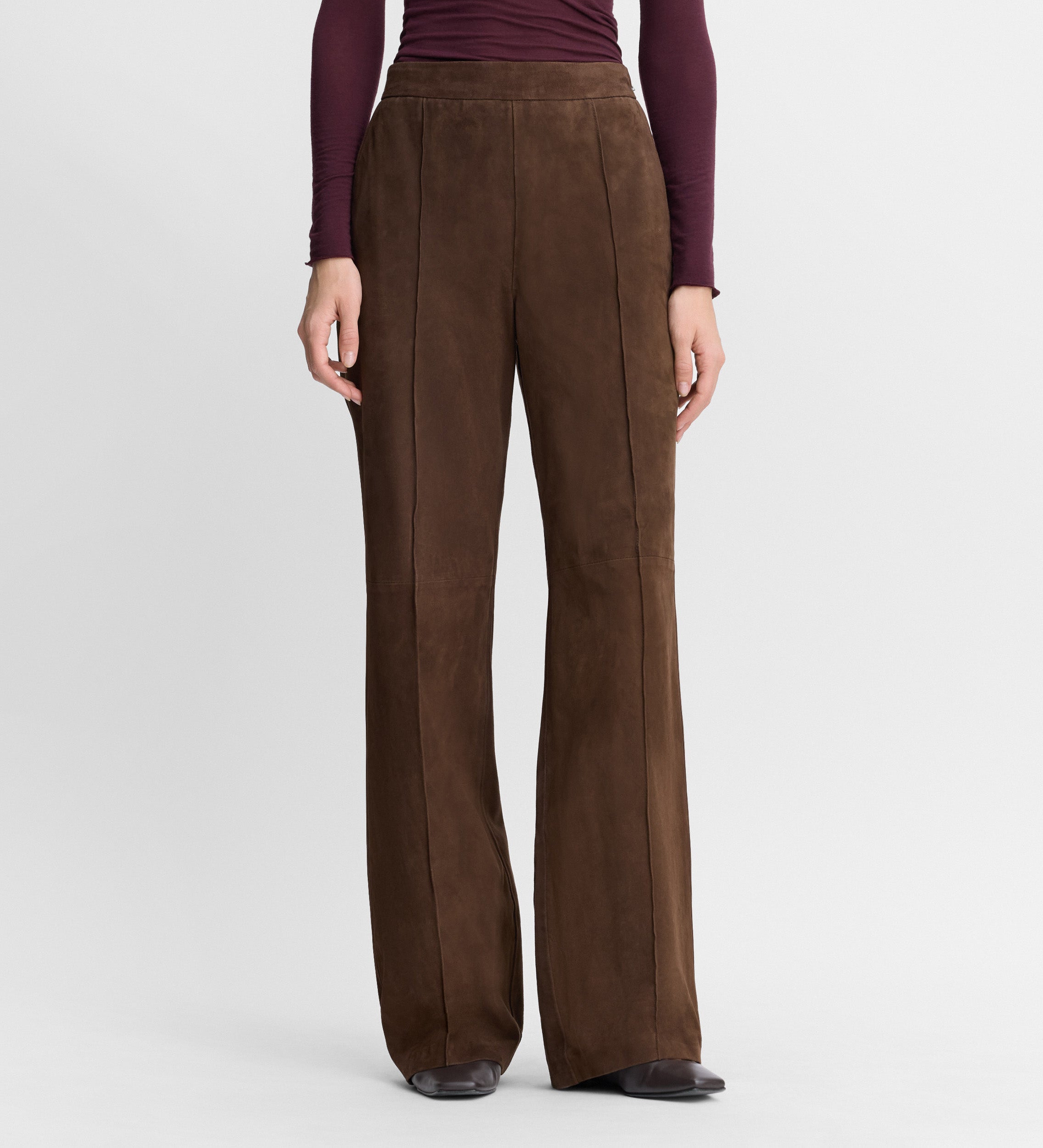 Pantalón recto ante