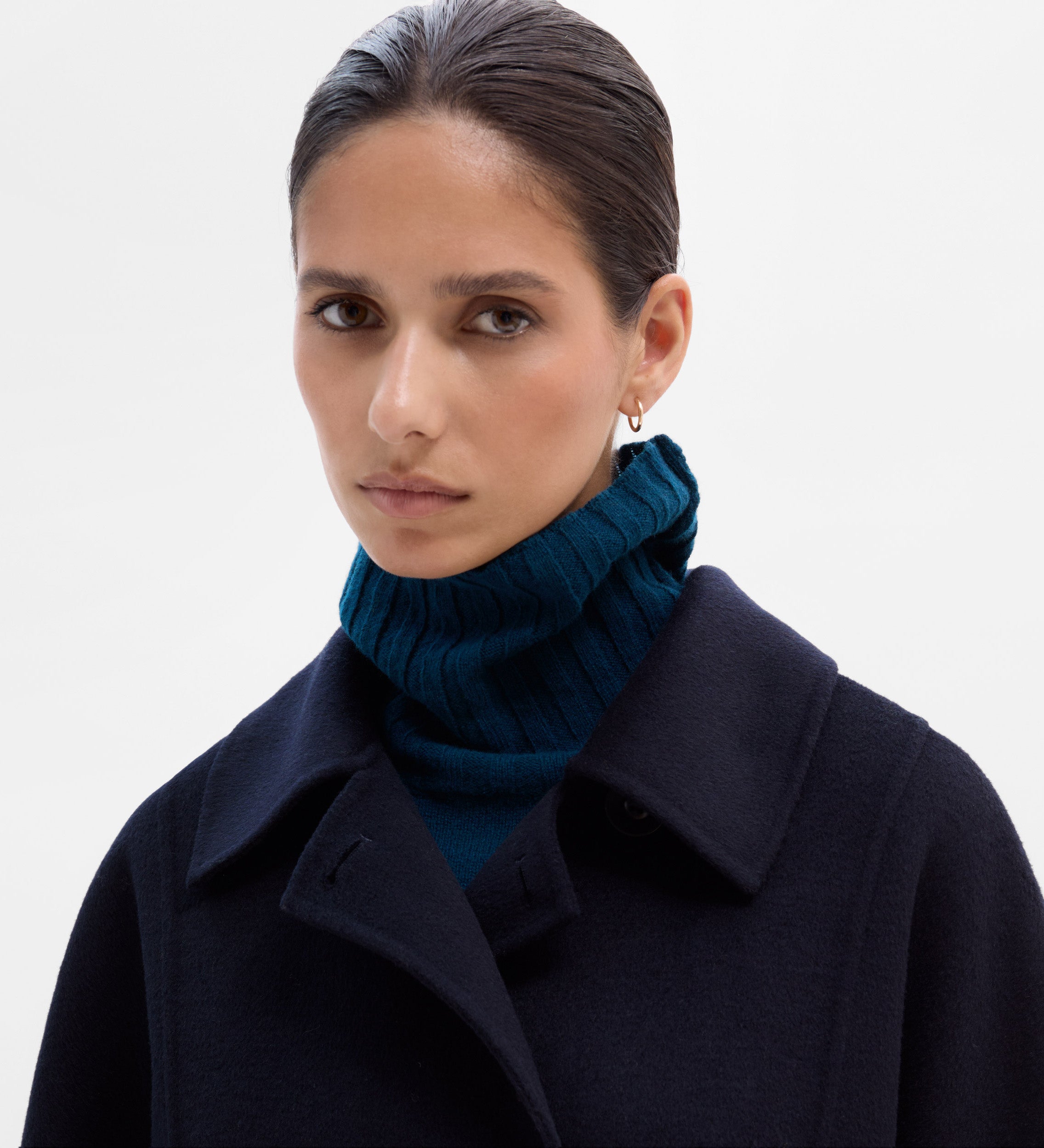 Veste croisée double face