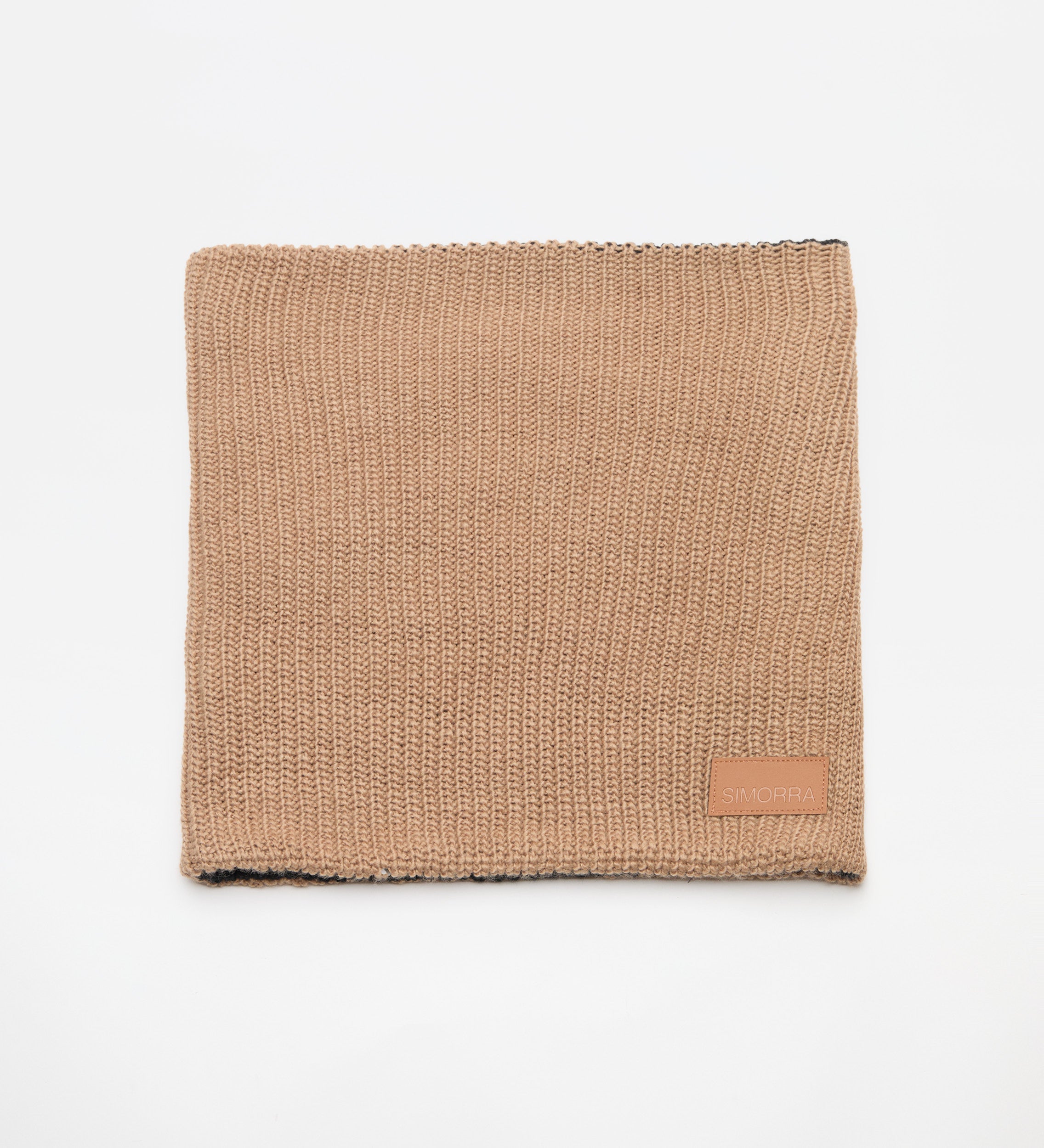 Cuello tricot reversible