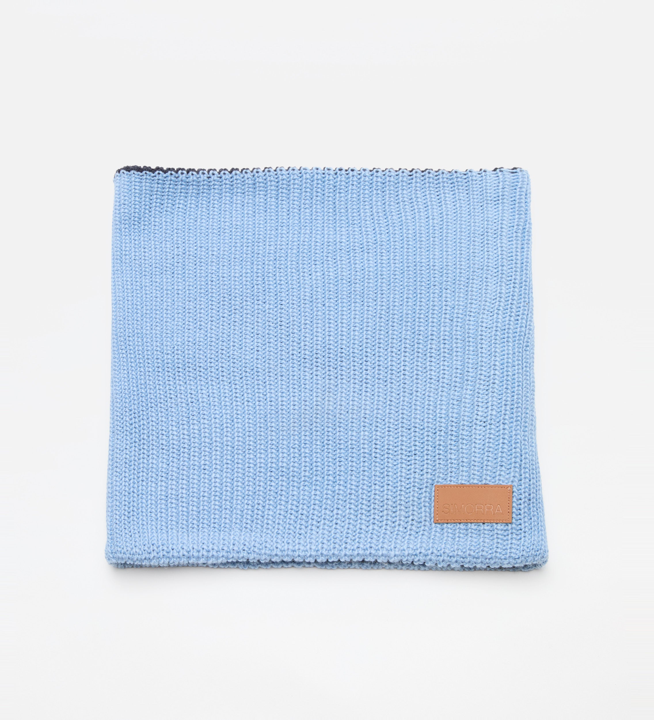 Cuello tricot reversible