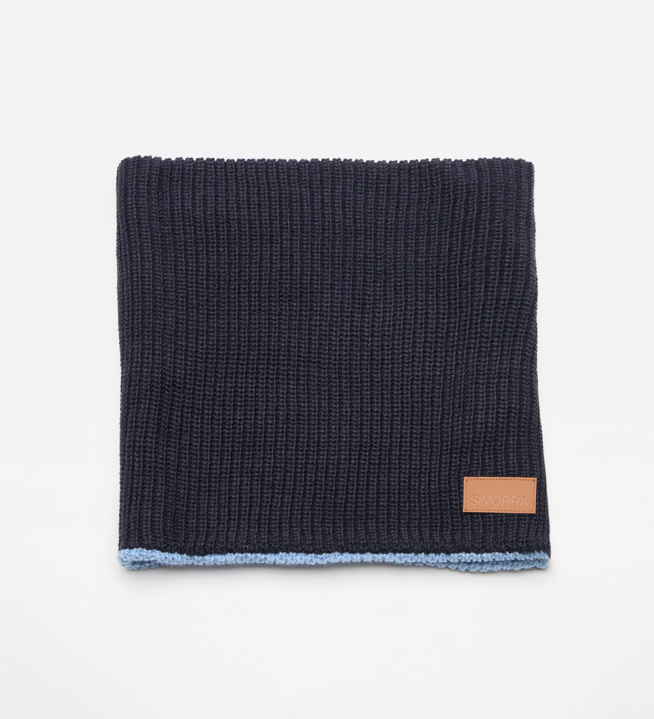 Cuello tricot reversible