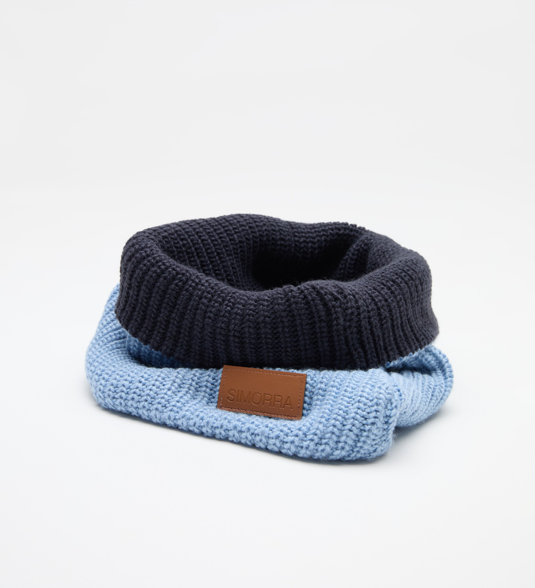 Cuello tricot reversible