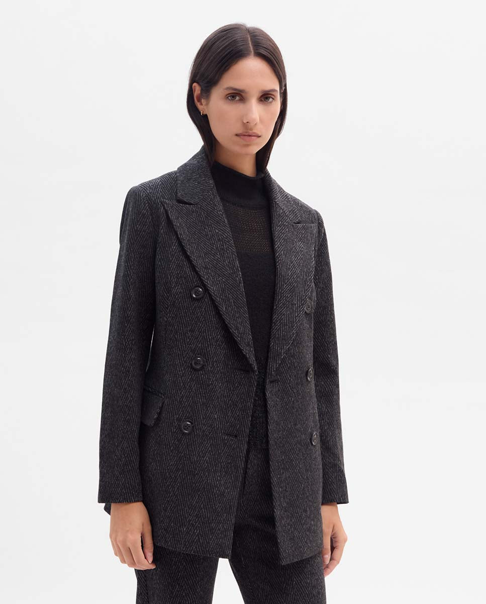 Herringbone blazer