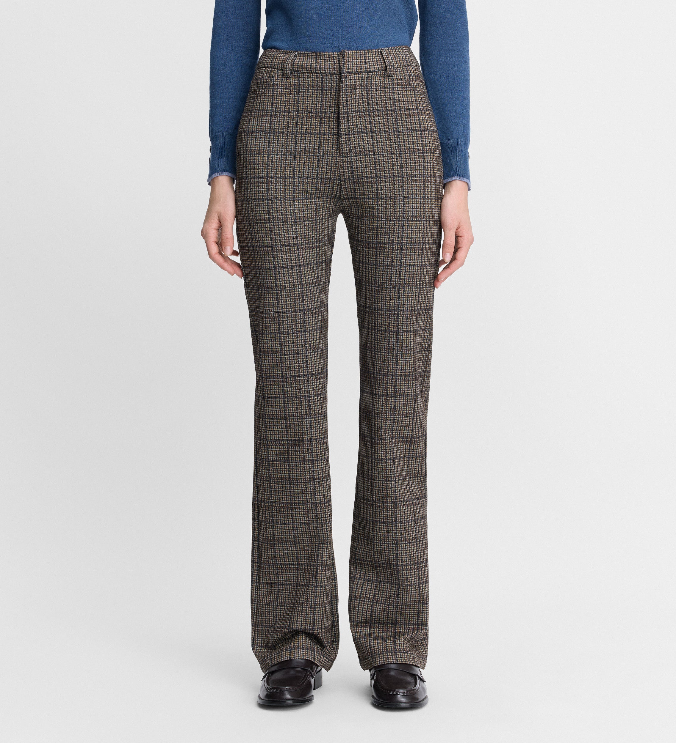 Pantalón cuadros elástico