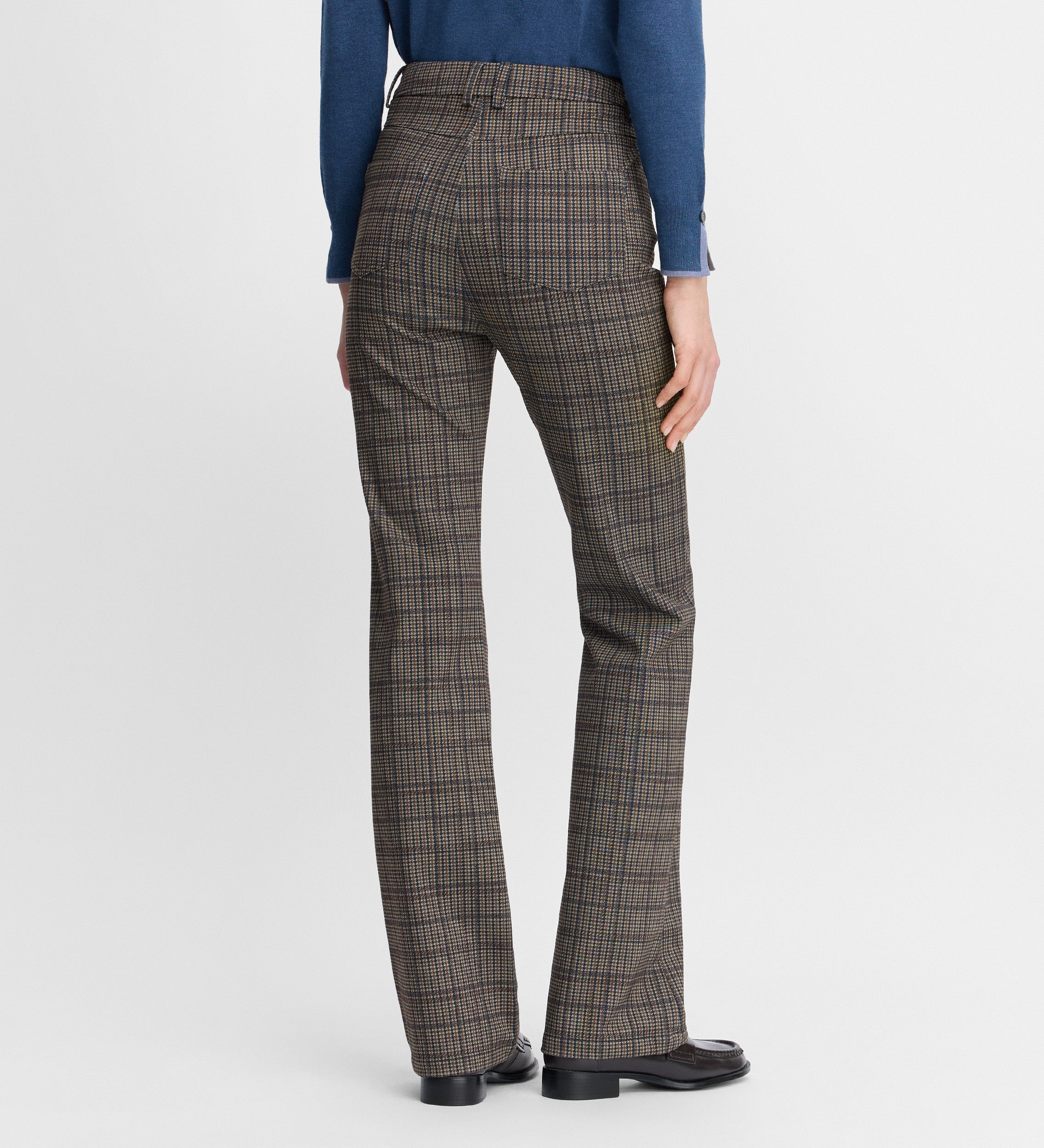 Pantalón cuadros elástico