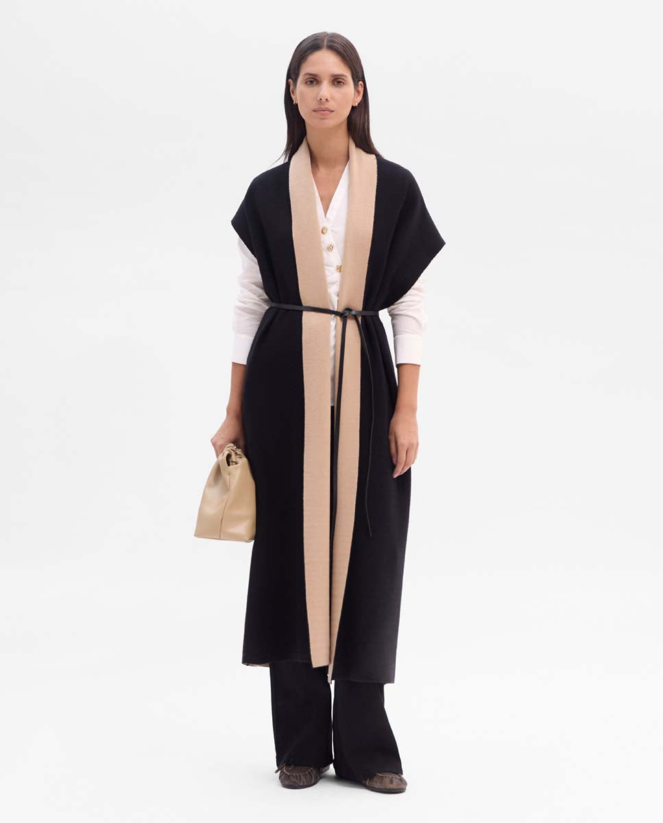 Chaleco punto reversible