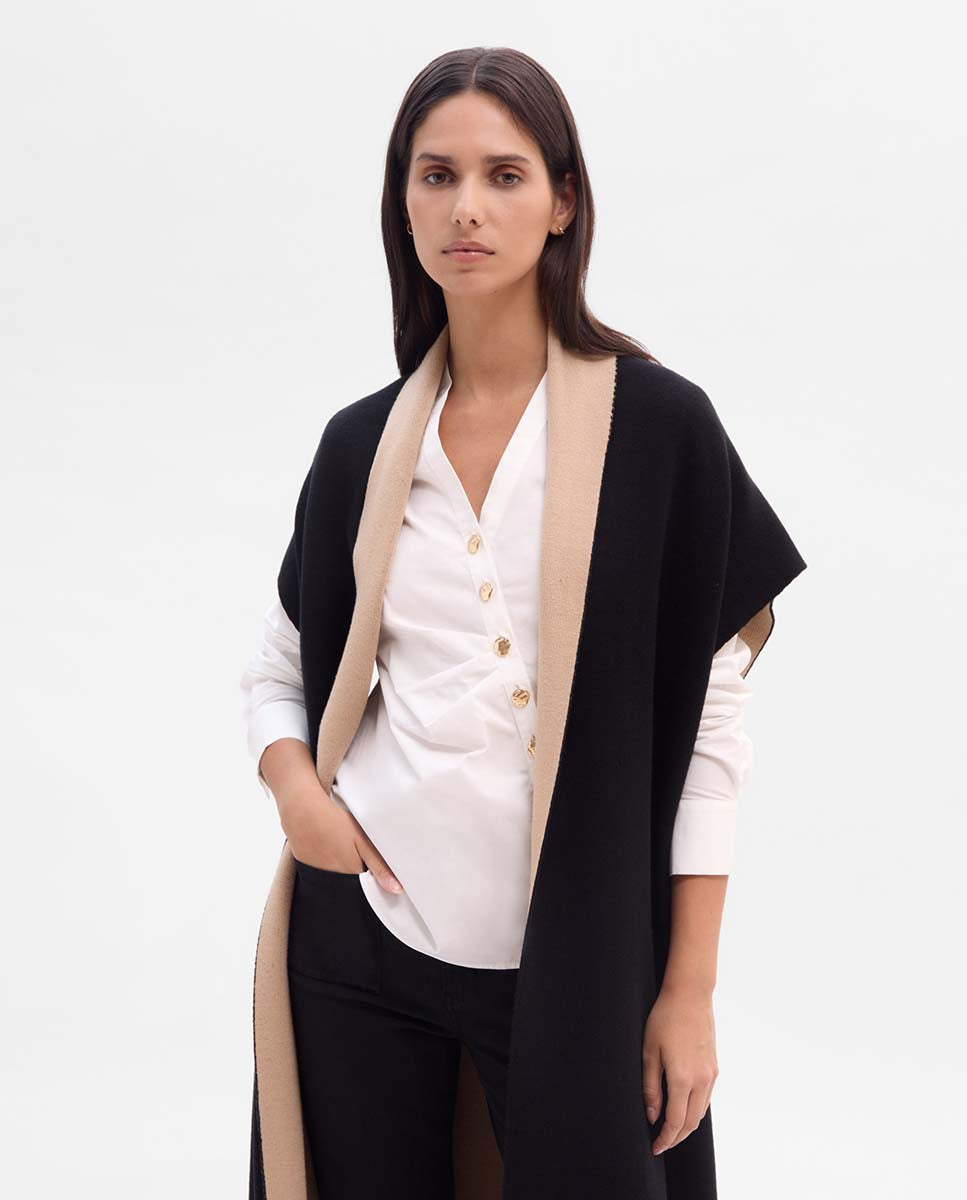 Chaleco punto reversible