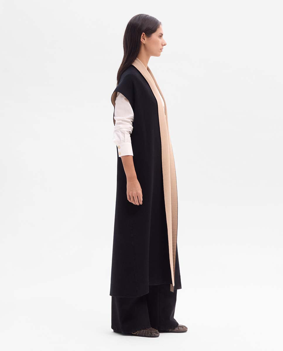 Chaleco punto reversible