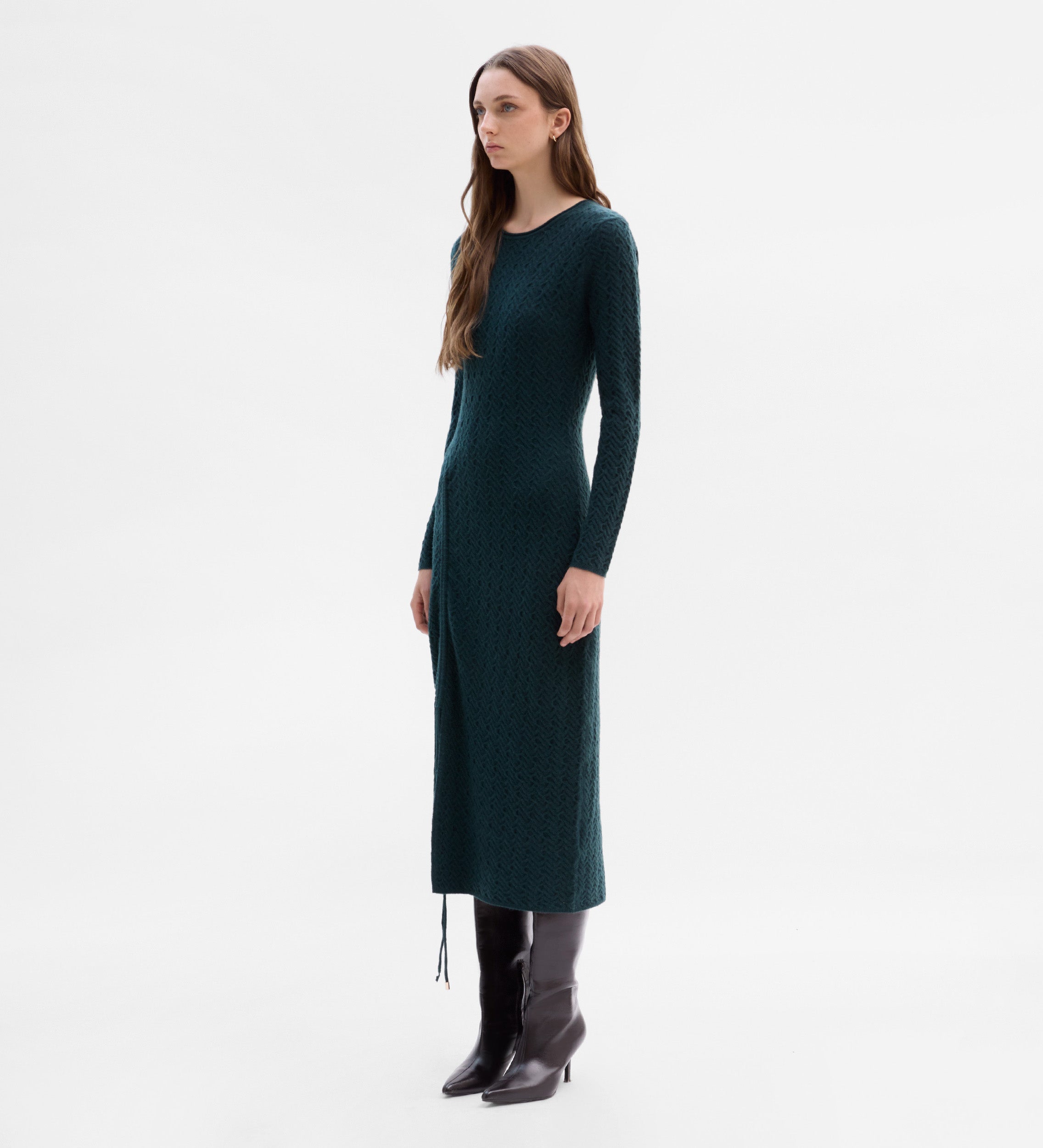 Vestido punto textura