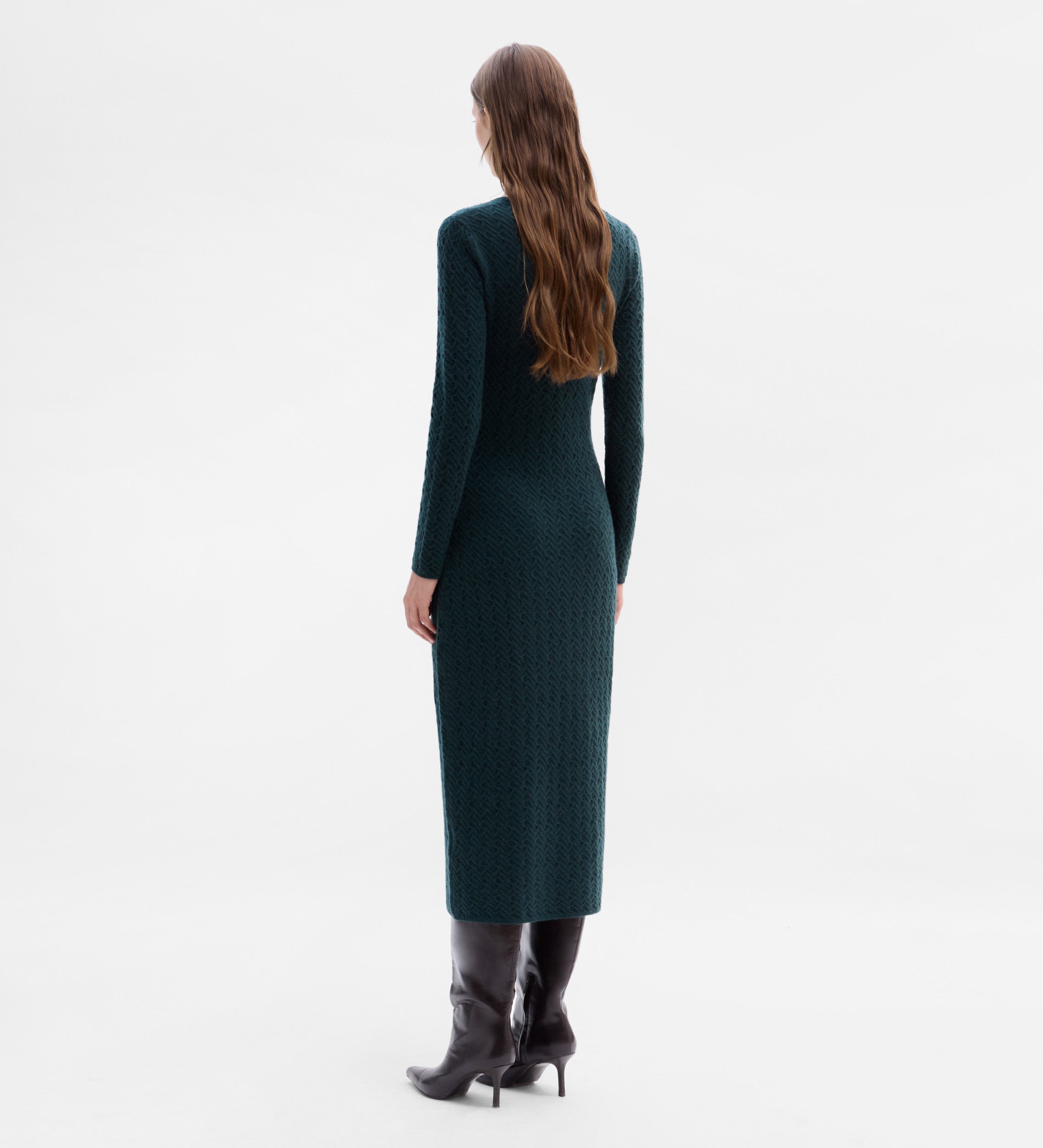 Vestido punto textura