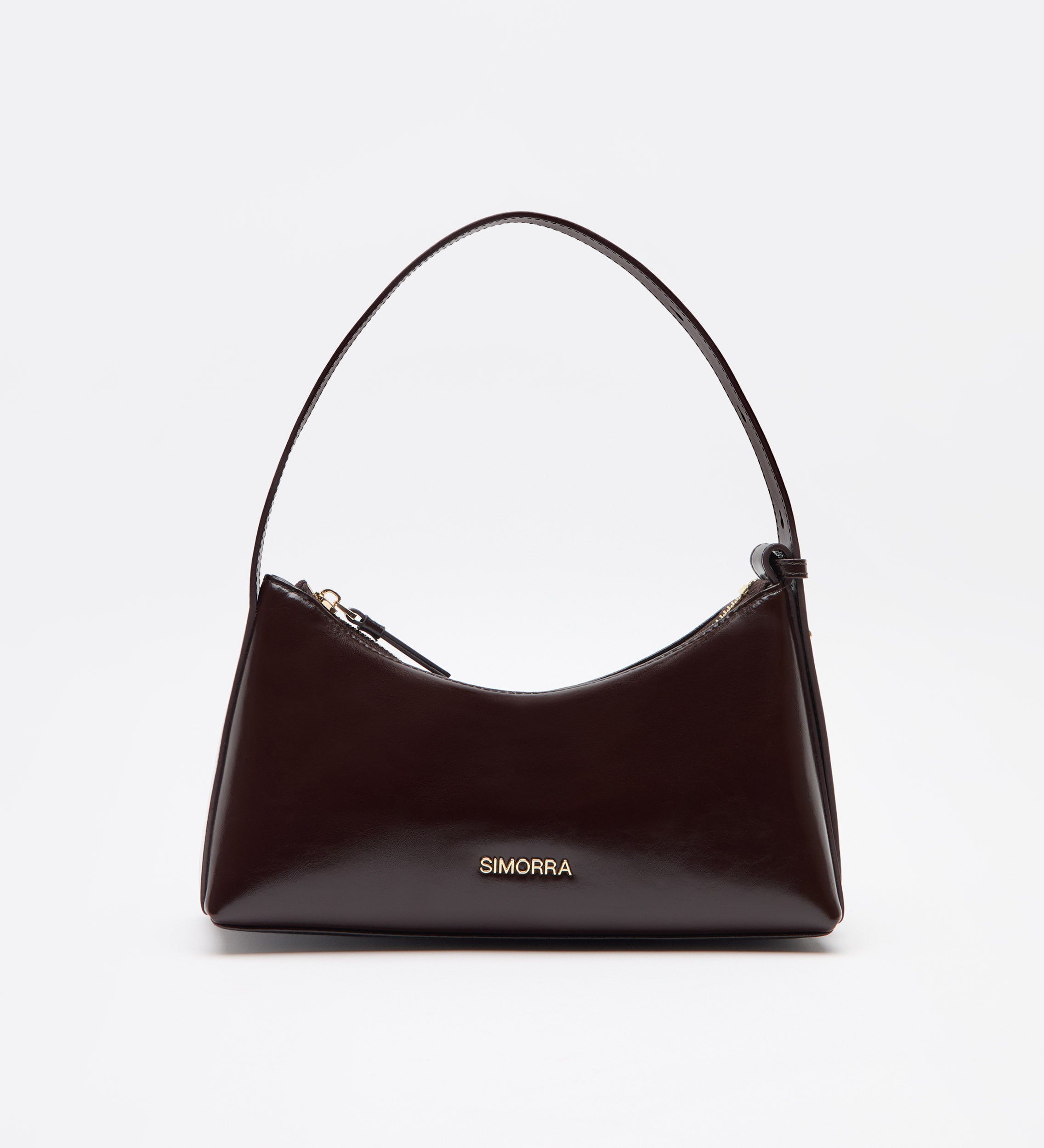 Bolso piel estilo baguette