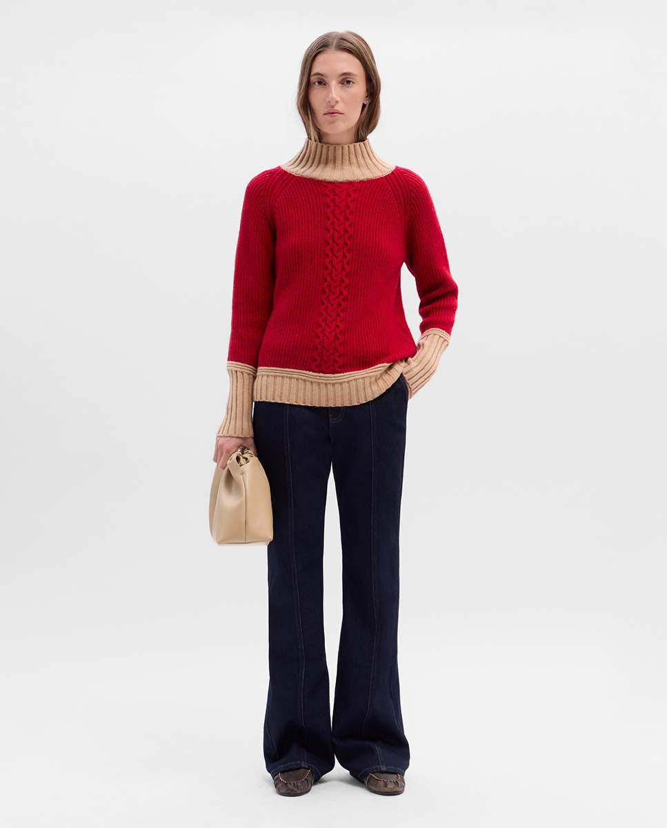 Jersey bicolor ochos