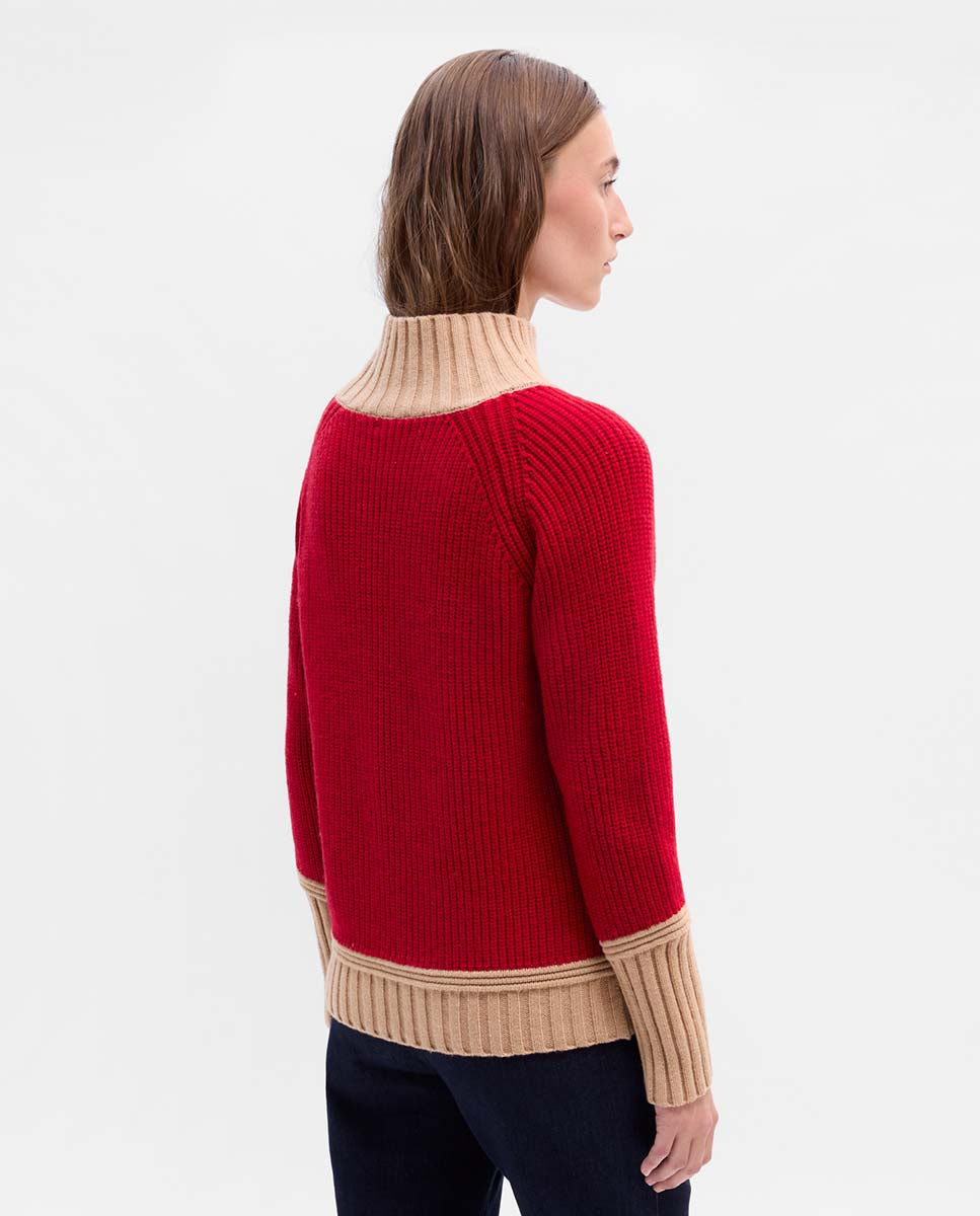 Jersey bicolor ochos