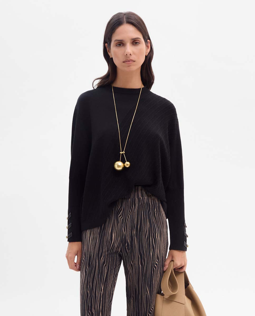 Printed tulle pants
