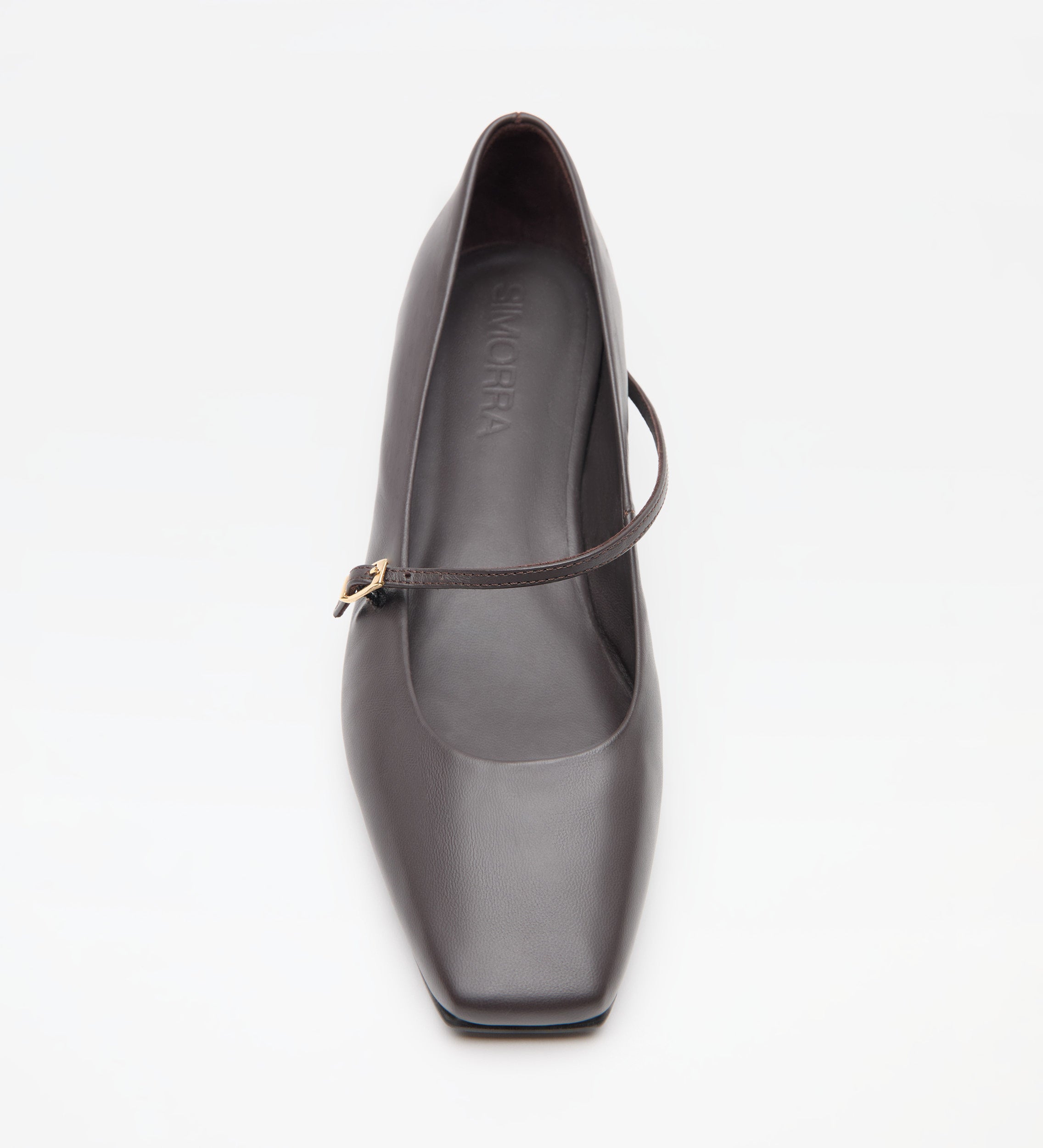 Zapato bailarina punta cuadrada