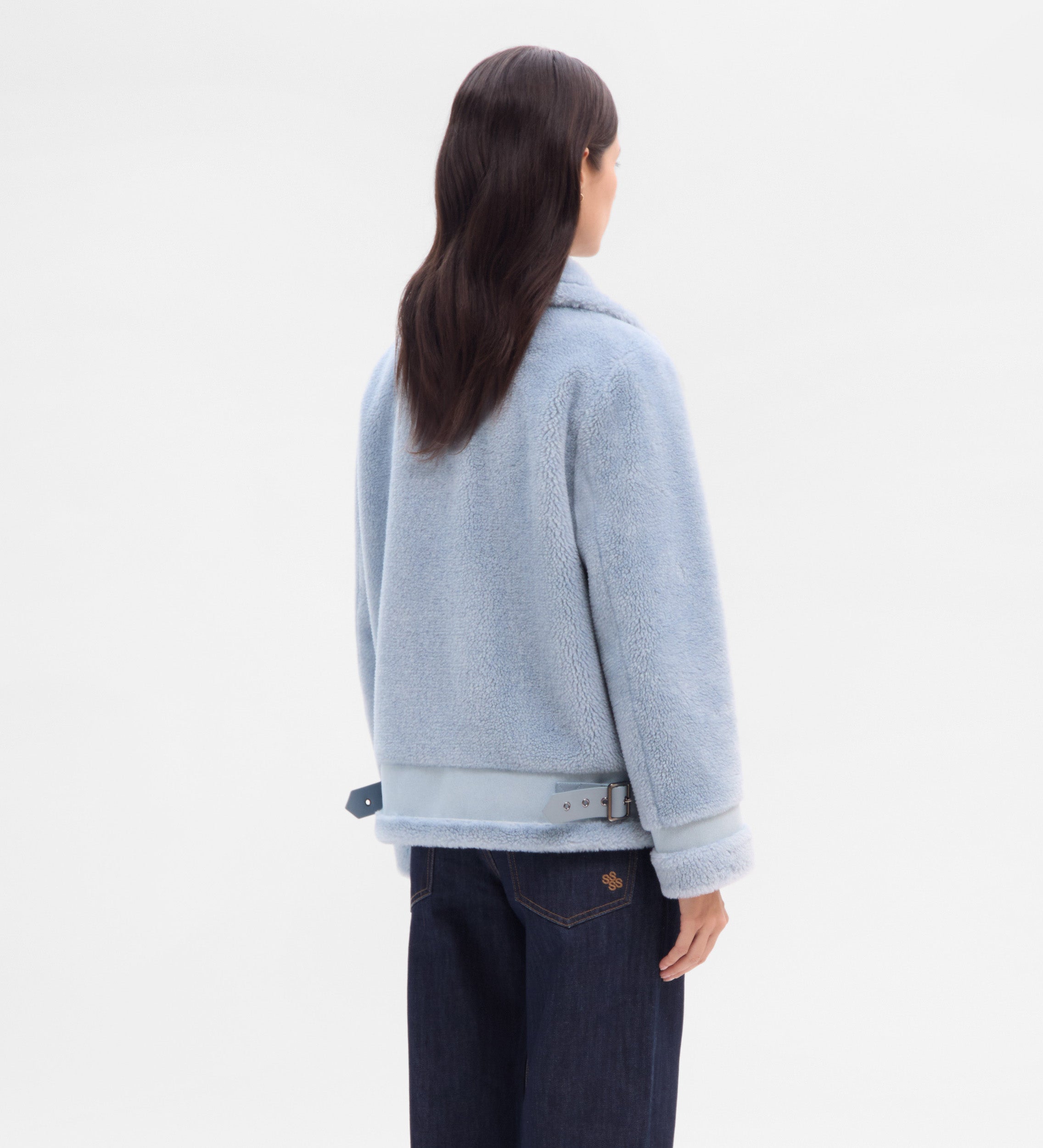 Chaquetón efecto borreguillo