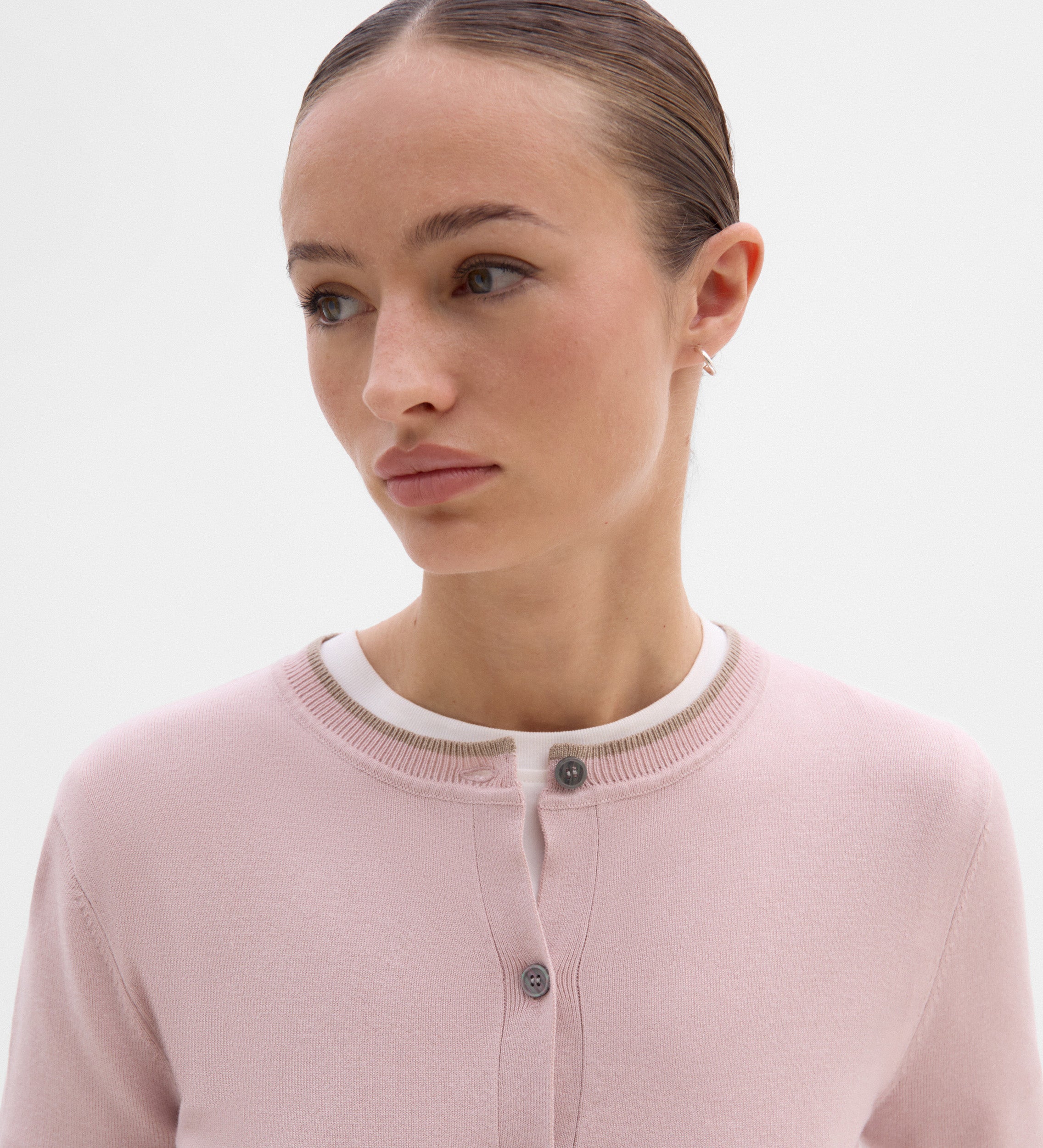 Veste tricot bicolore