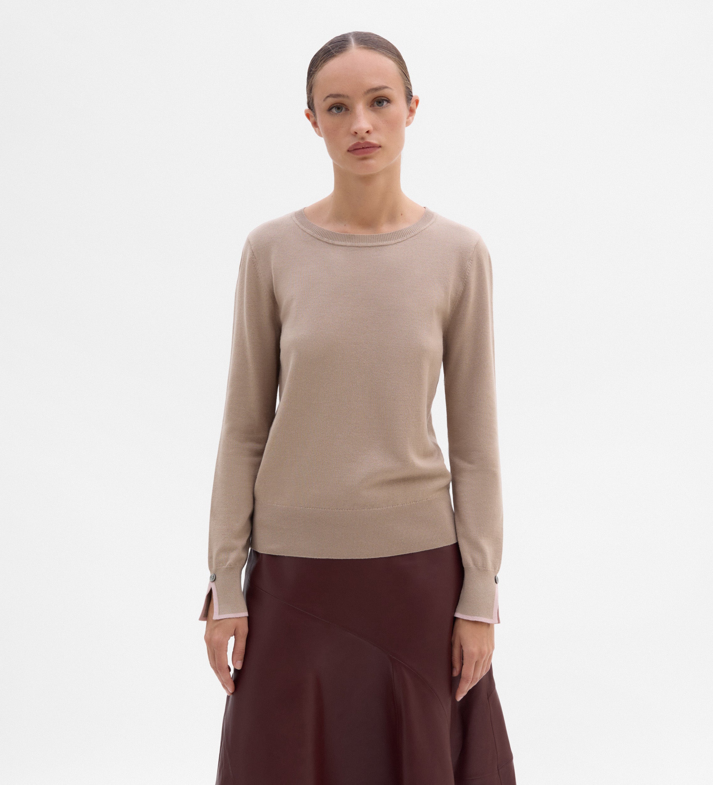 Jersey escote redondo