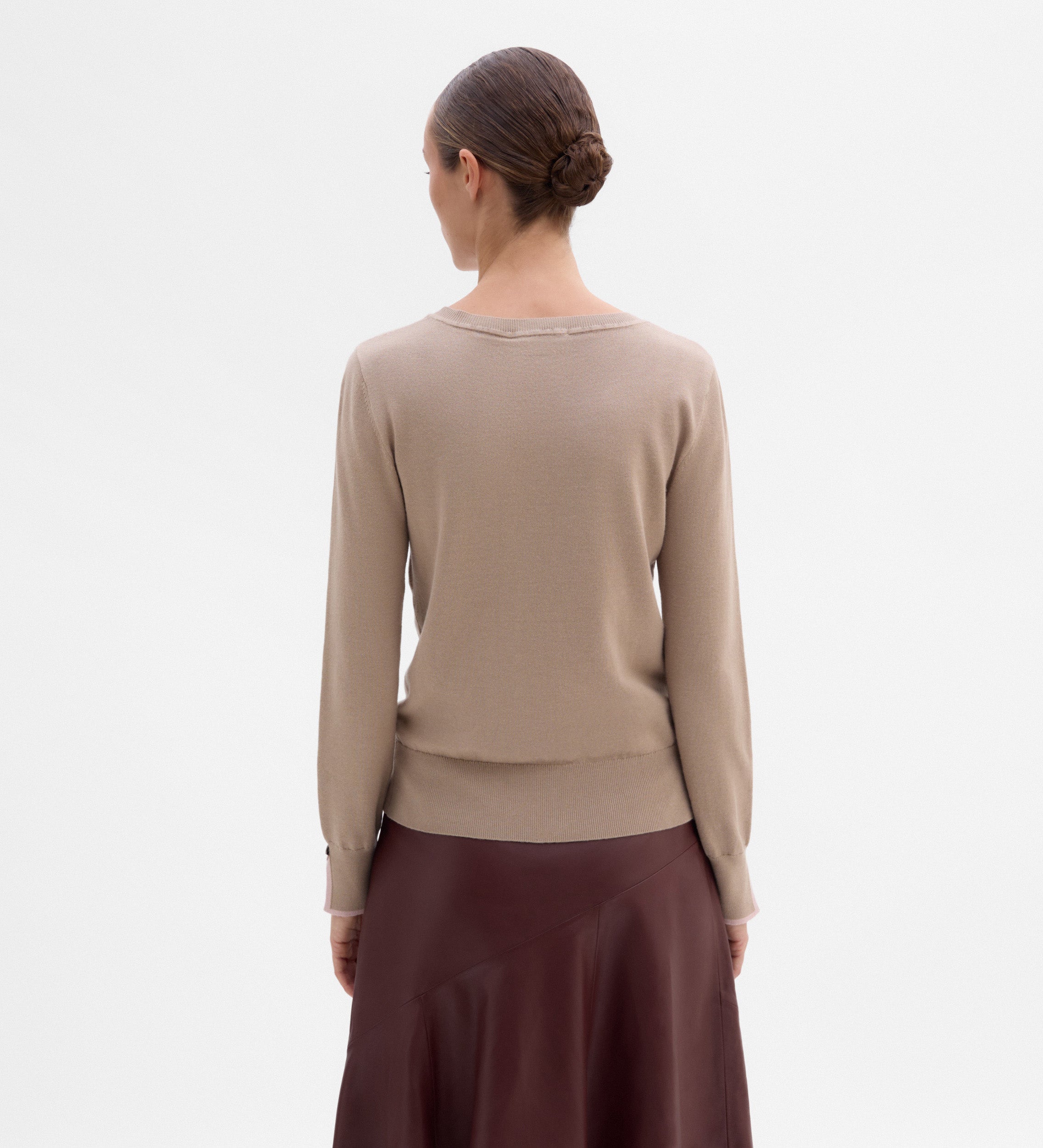 Jersey escote redondo