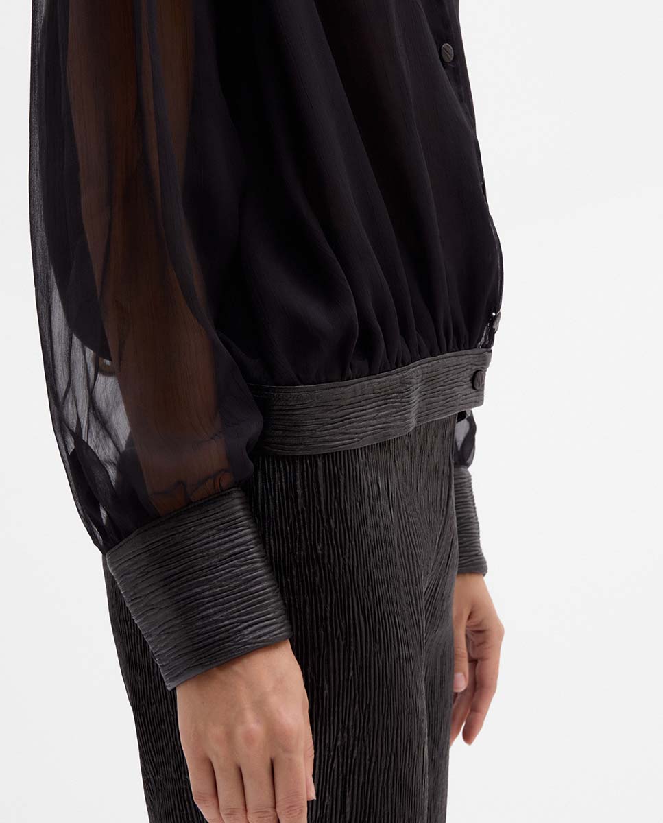 Blusa combinada