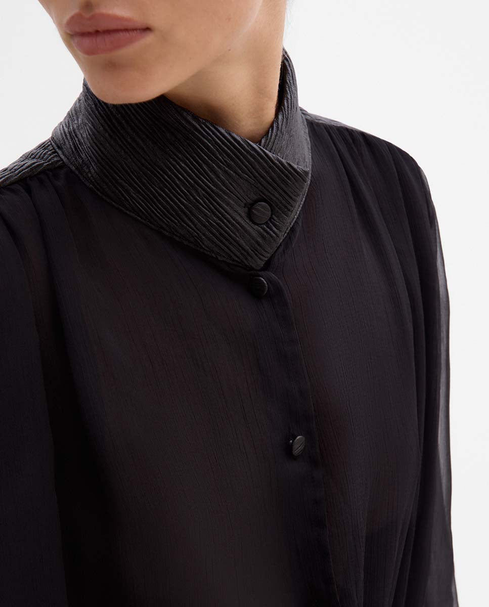 Blusa combinada