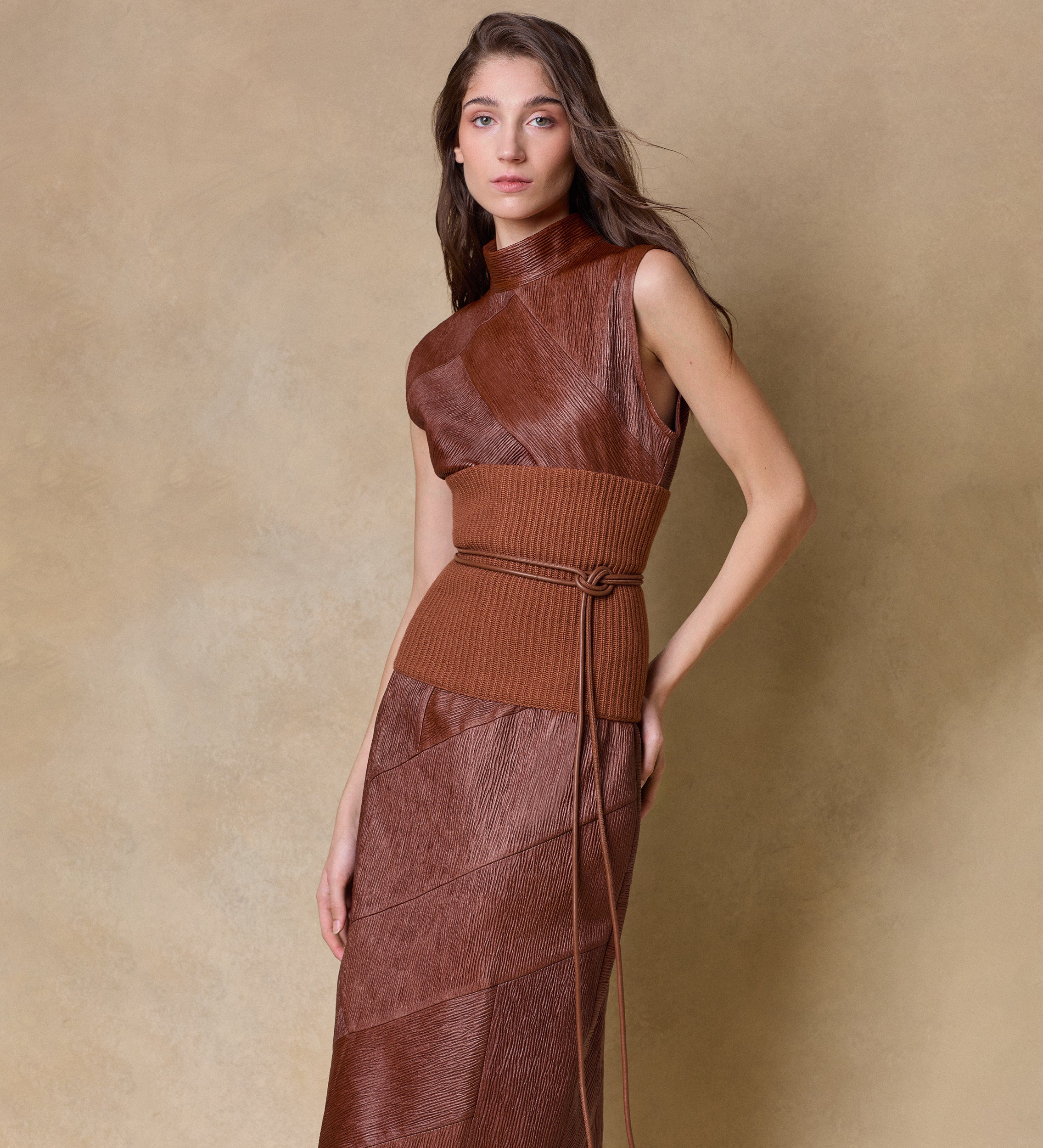 Long textured dress